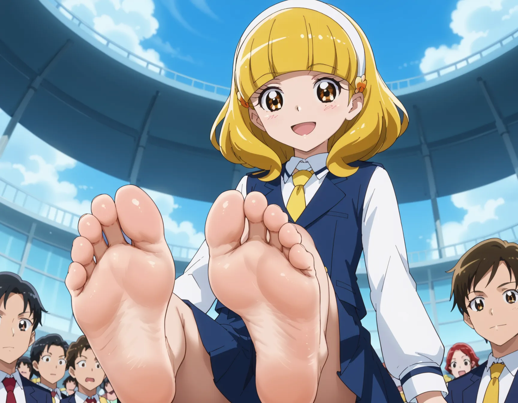 【「学制服」AIエロ画像（イラスト・アニメ・二次元風）4855枚まとめ！(130ページ目)のエロ画像17枚目