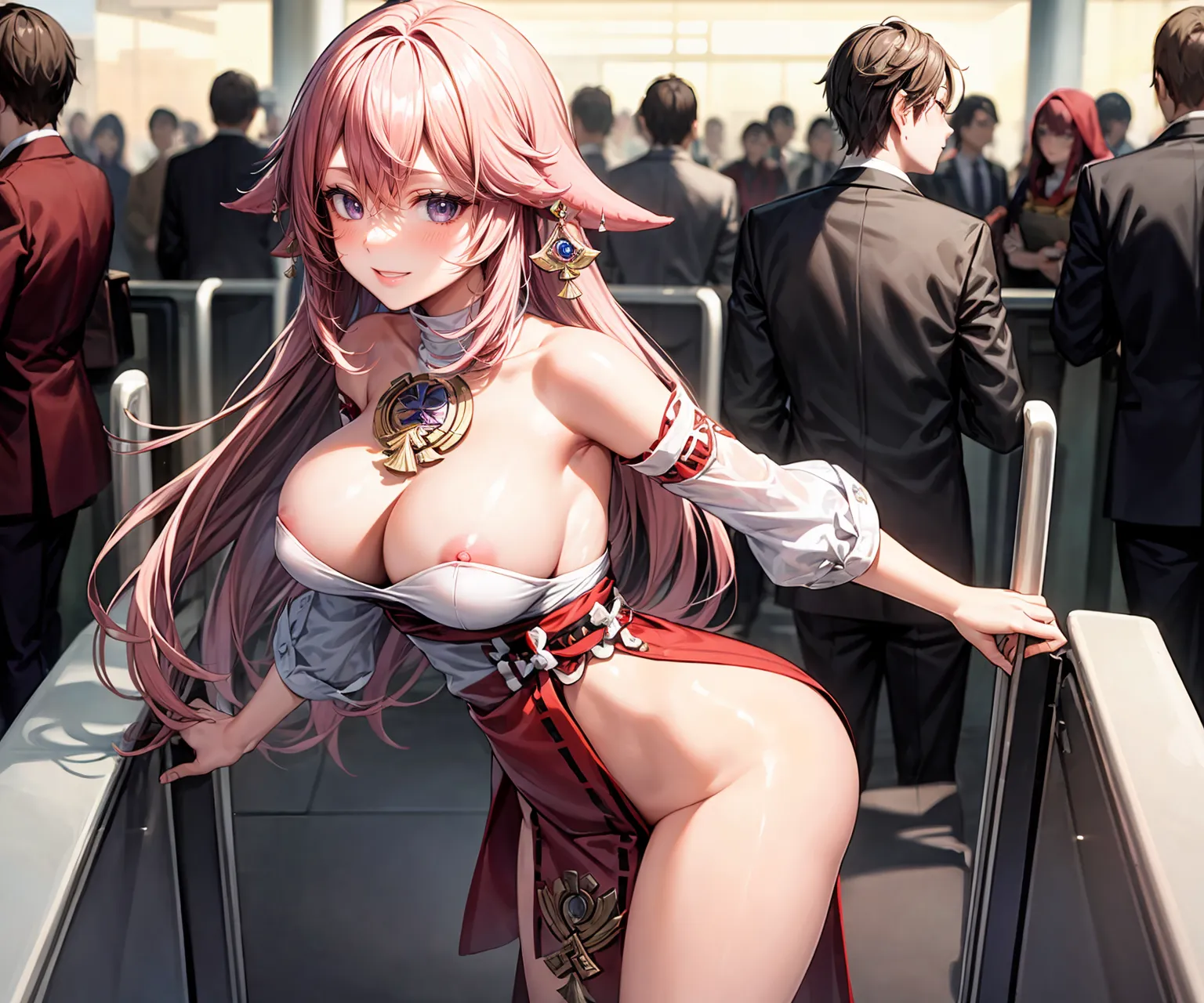 【「巨乳」AIエロ画像（イラスト・アニメ・二次元風）26161枚まとめ！(702ページ目)のエロ画像17枚目