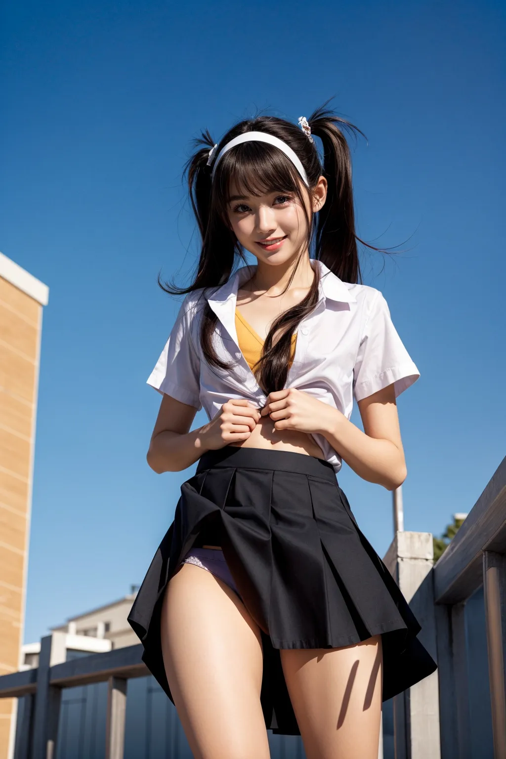 【「貧乳」AIエロ画像（リアル・実写・フォト風）21896枚まとめ！(585ページ目)のエロ画像5枚目