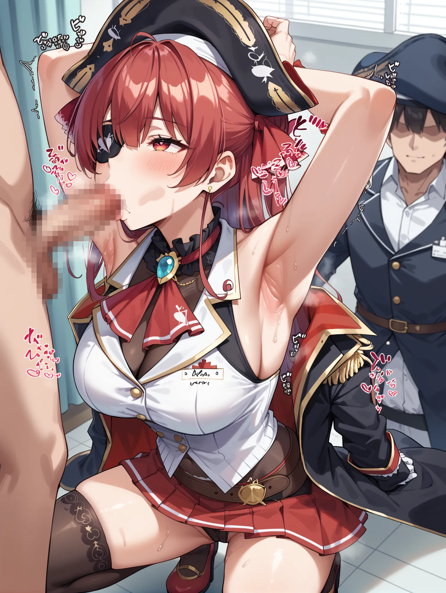 【「腋・脇」AIエロ画像（イラスト・アニメ・二次元風）4705枚まとめ！(127ページ目)のエロ画像13枚目