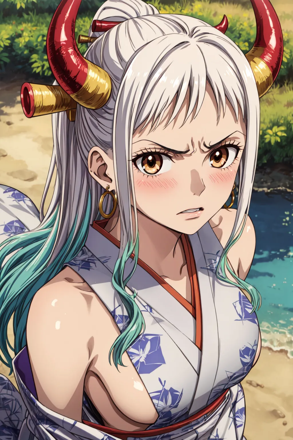 【「着物」AIエロ画像（イラスト・アニメ・二次元風）1472枚まとめ！(39ページ目)のエロ画像12枚目
