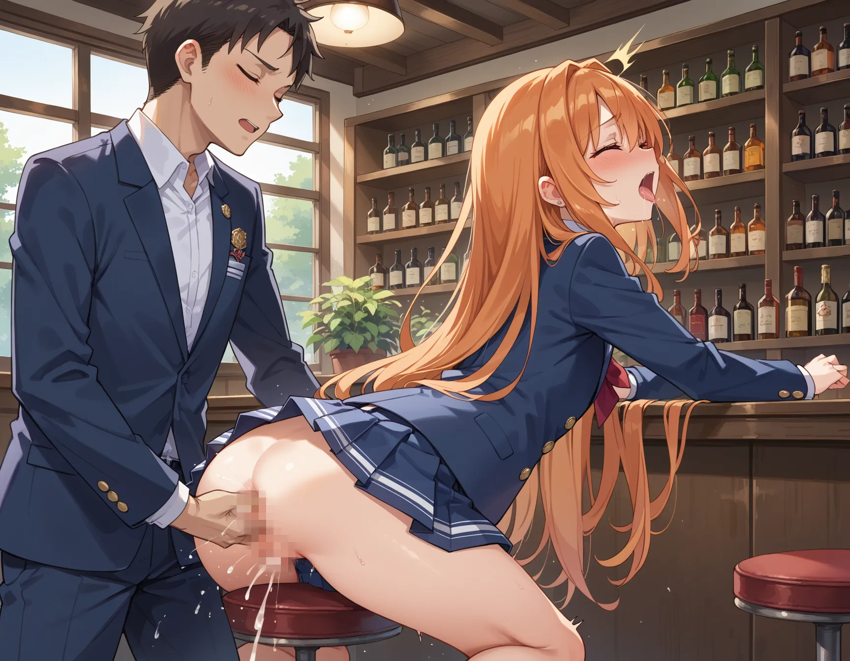 【「学制服」AIエロ画像（イラスト・アニメ・二次元風）4855枚まとめ！(129ページ目)のエロ画像23枚目