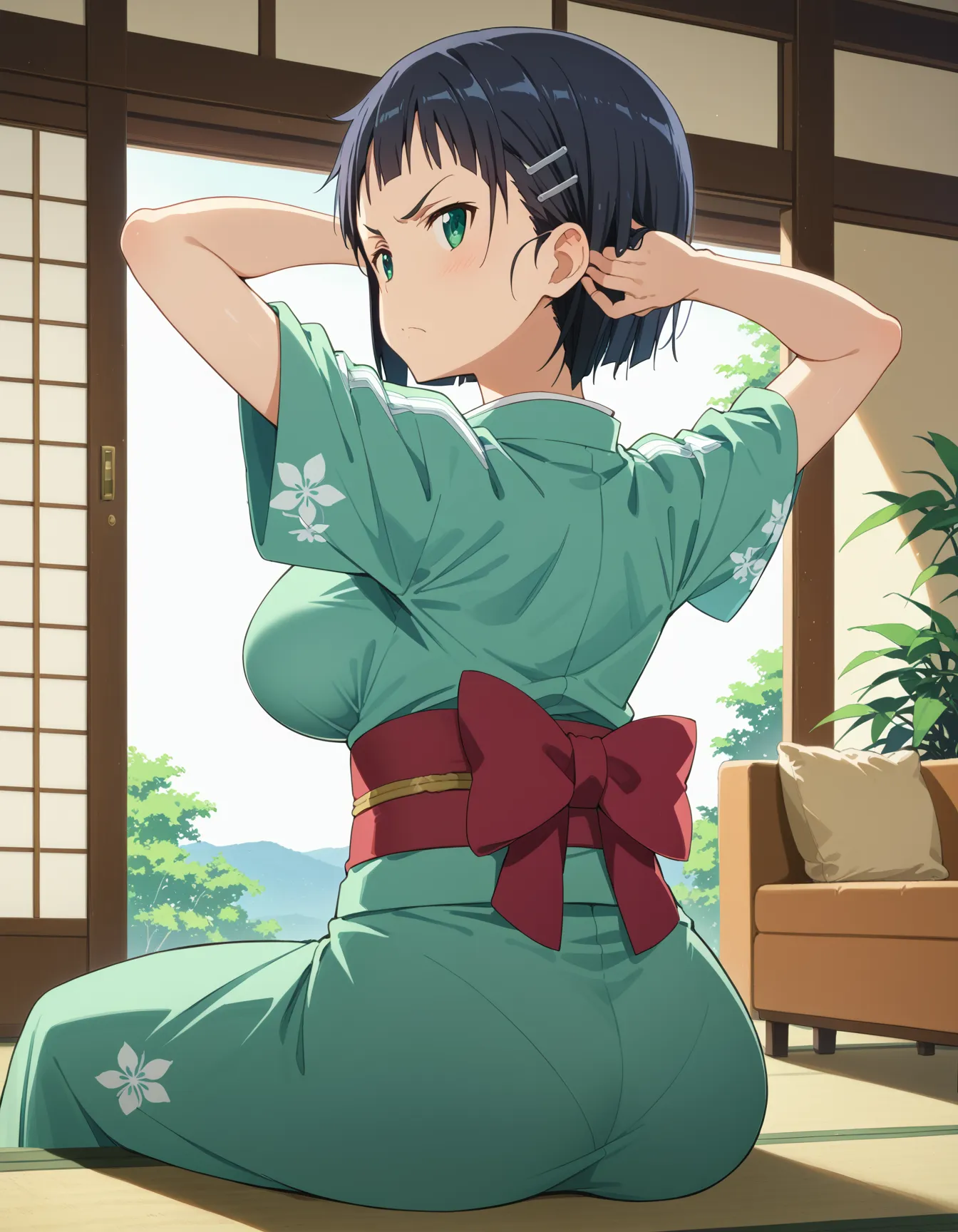 【「着物」AIエロ画像（イラスト・アニメ・二次元風）1472枚まとめ！(39ページ目)のエロ画像10枚目