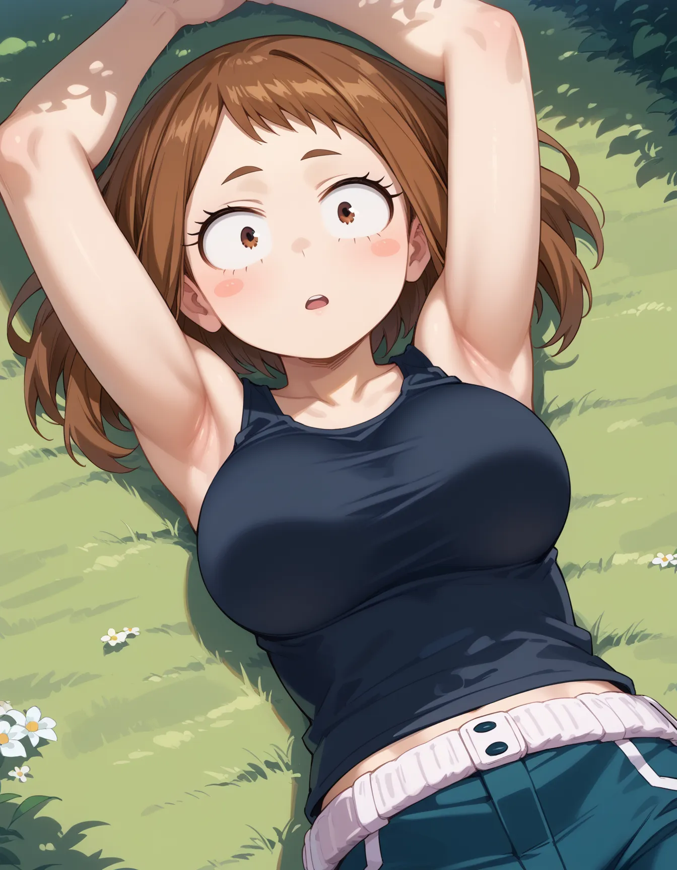 【「腋・脇」AIエロ画像（イラスト・アニメ・二次元風）4705枚まとめ！(127ページ目)のエロ画像1枚目