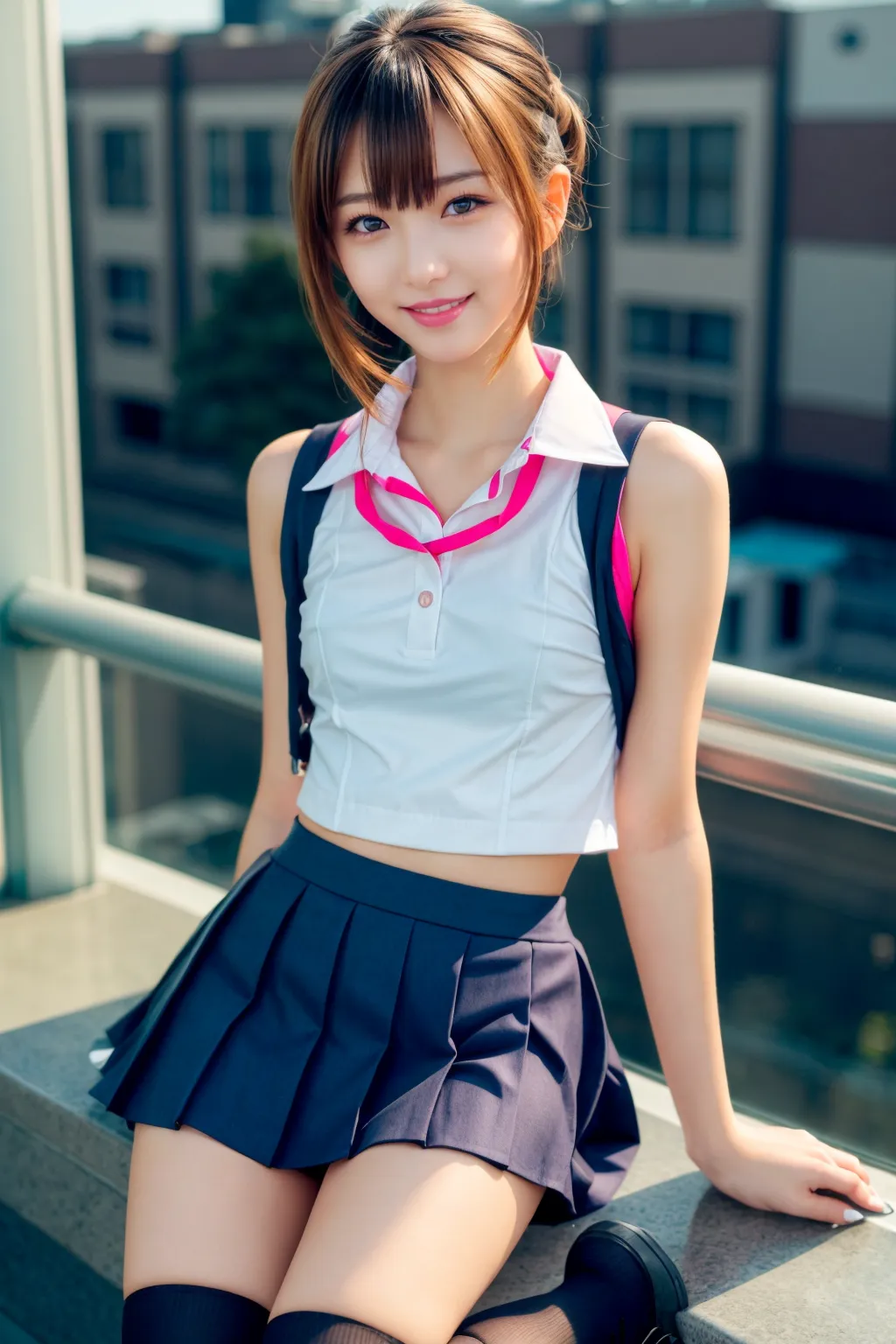 【「女子校生・JK×貧乳」AIエロ画像（リアル・実写・フォト風）2980枚まとめ！(79ページ目)のエロ画像27枚目