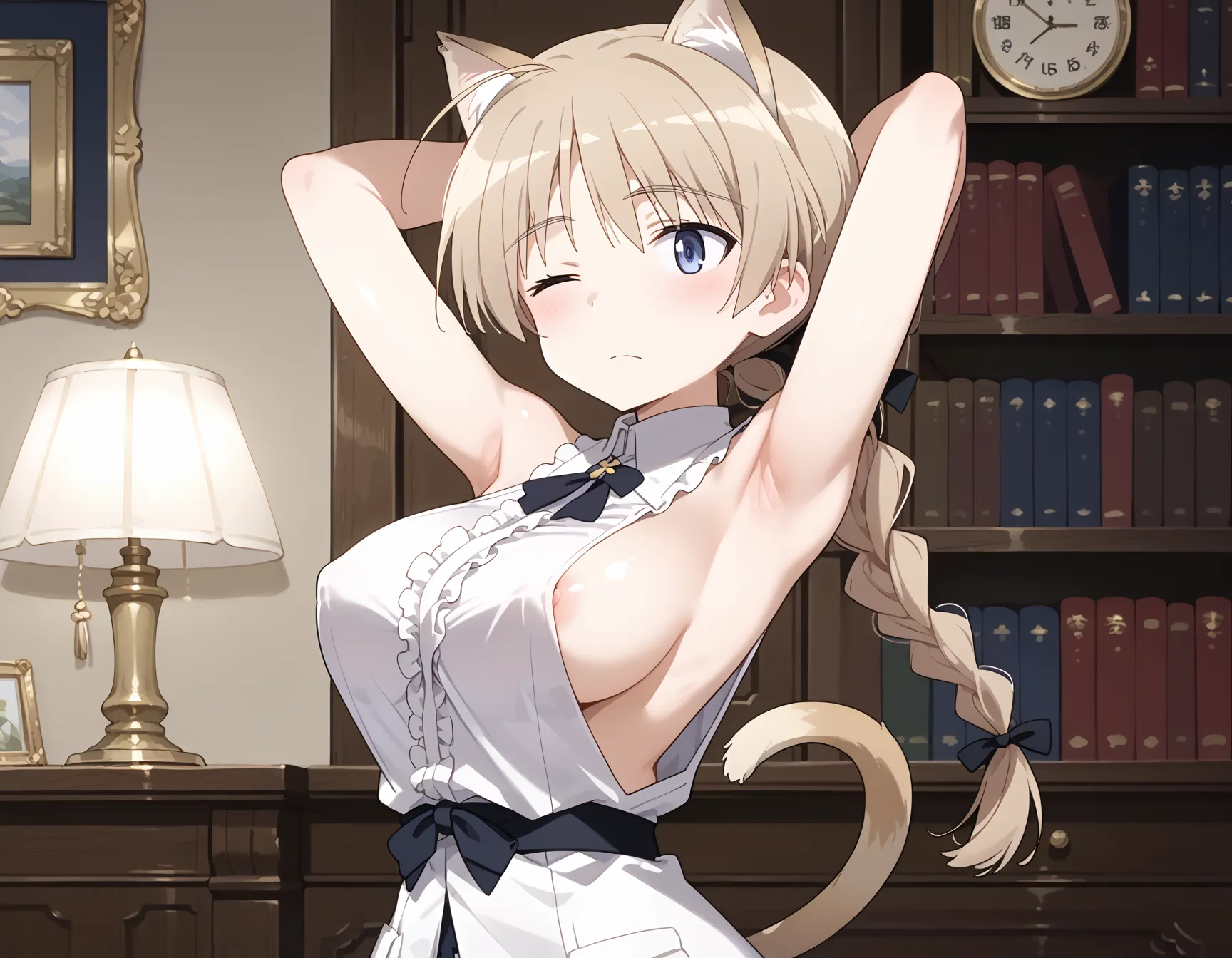 【「腋・脇」AIエロ画像（イラスト・アニメ・二次元風）4705枚まとめ！(126ページ目)のエロ画像23枚目