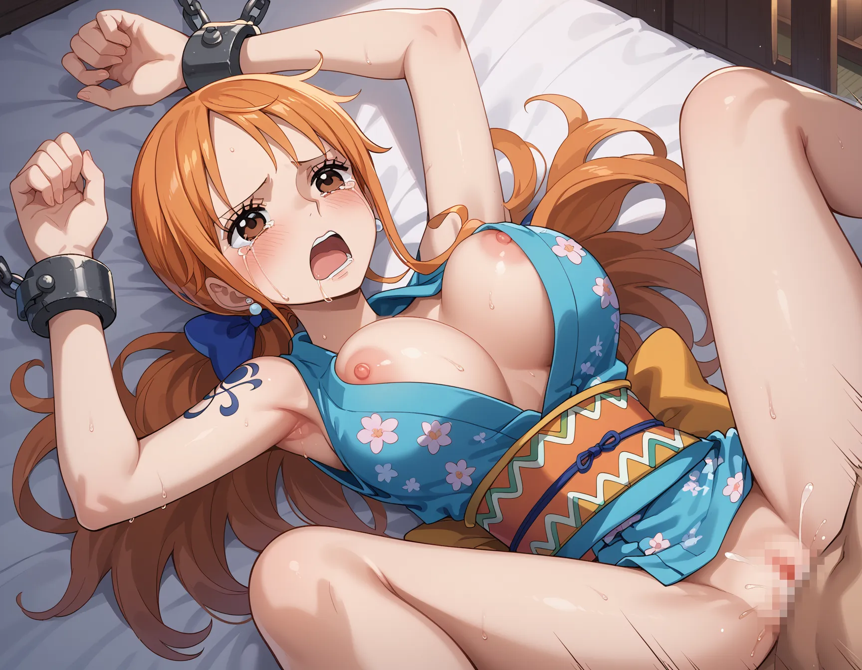 【「着物」AIエロ画像（イラスト・アニメ・二次元風）1472枚まとめ！(39ページ目)のエロ画像8枚目