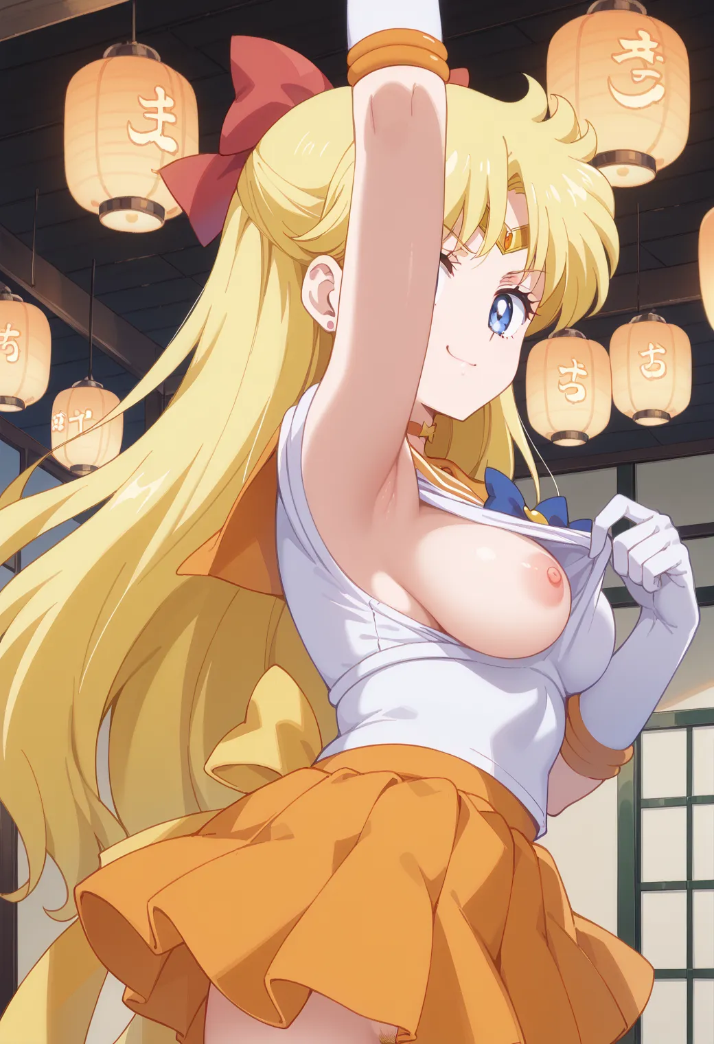 【「腋・脇」AIエロ画像（イラスト・アニメ・二次元風）4705枚まとめ！(126ページ目)のエロ画像16枚目