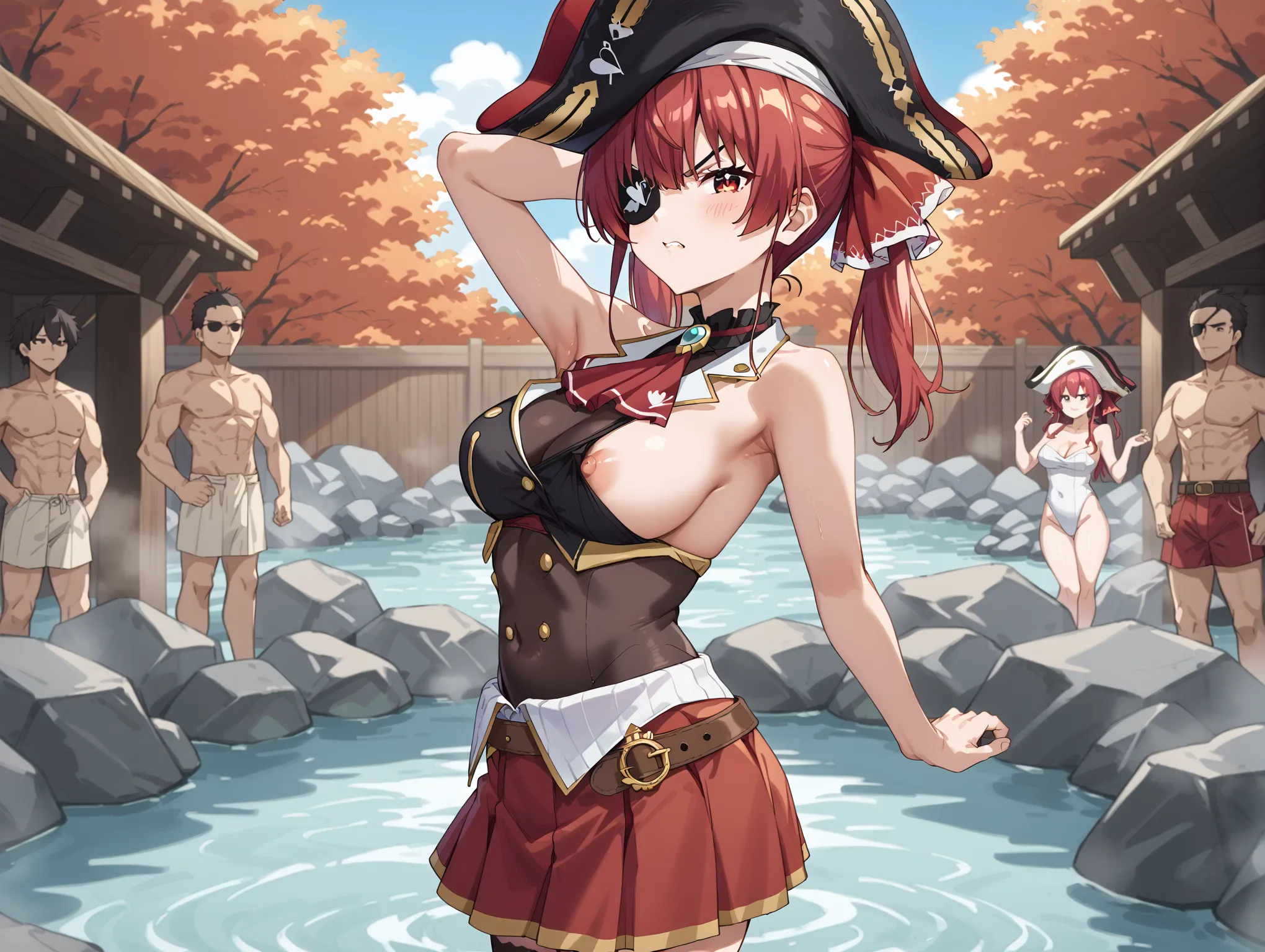【「腋・脇」AIエロ画像（イラスト・アニメ・二次元風）4705枚まとめ！(126ページ目)のエロ画像13枚目