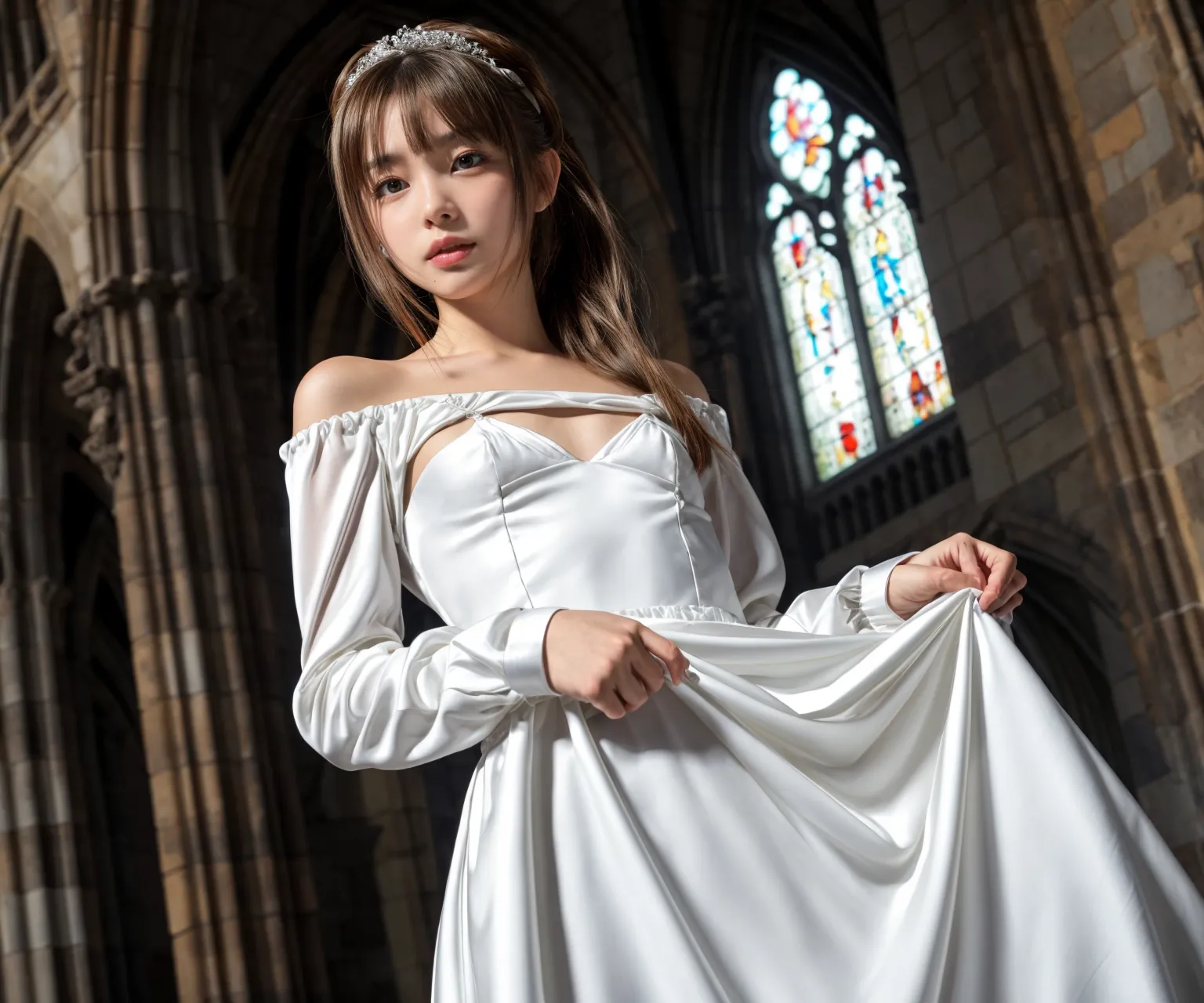 【「ウェディングドレス」AIエロ画像（リアル・実写・フォト風）862枚まとめ！(23ページ目)のエロ画像24枚目