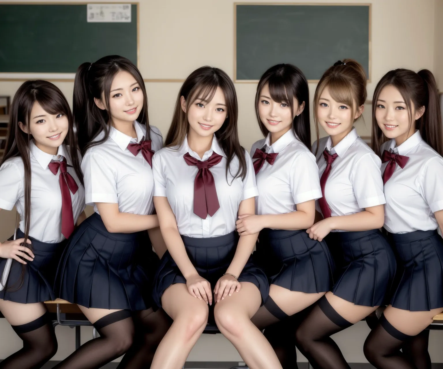 【「尻×学制服」AIエロ画像（リアル・実写・フォト風）2547枚まとめ！(67ページ目)のエロ画像21枚目