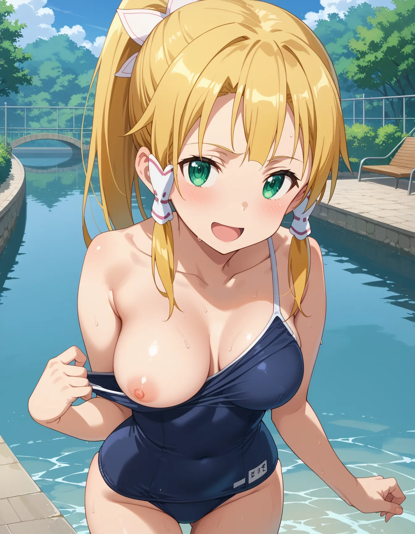 【「下着（ブラジャー・パンティ）」AIエロ画像（イラスト・アニメ・二次元風）15996枚まとめ！(418ページ目)のエロ画像5枚目
