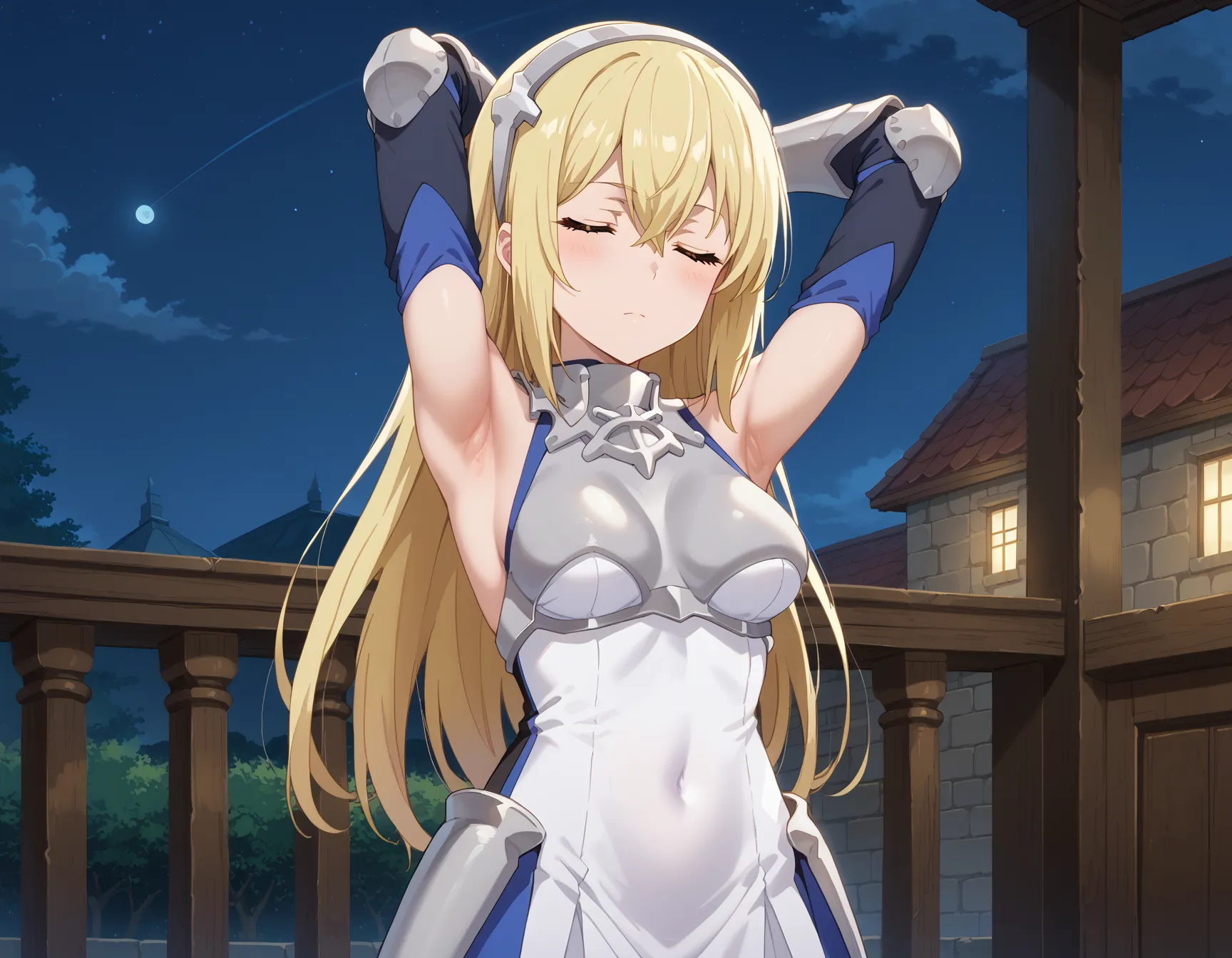 【「腋・脇」AIエロ画像（イラスト・アニメ・二次元風）4705枚まとめ！(125ページ目)のエロ画像3枚目