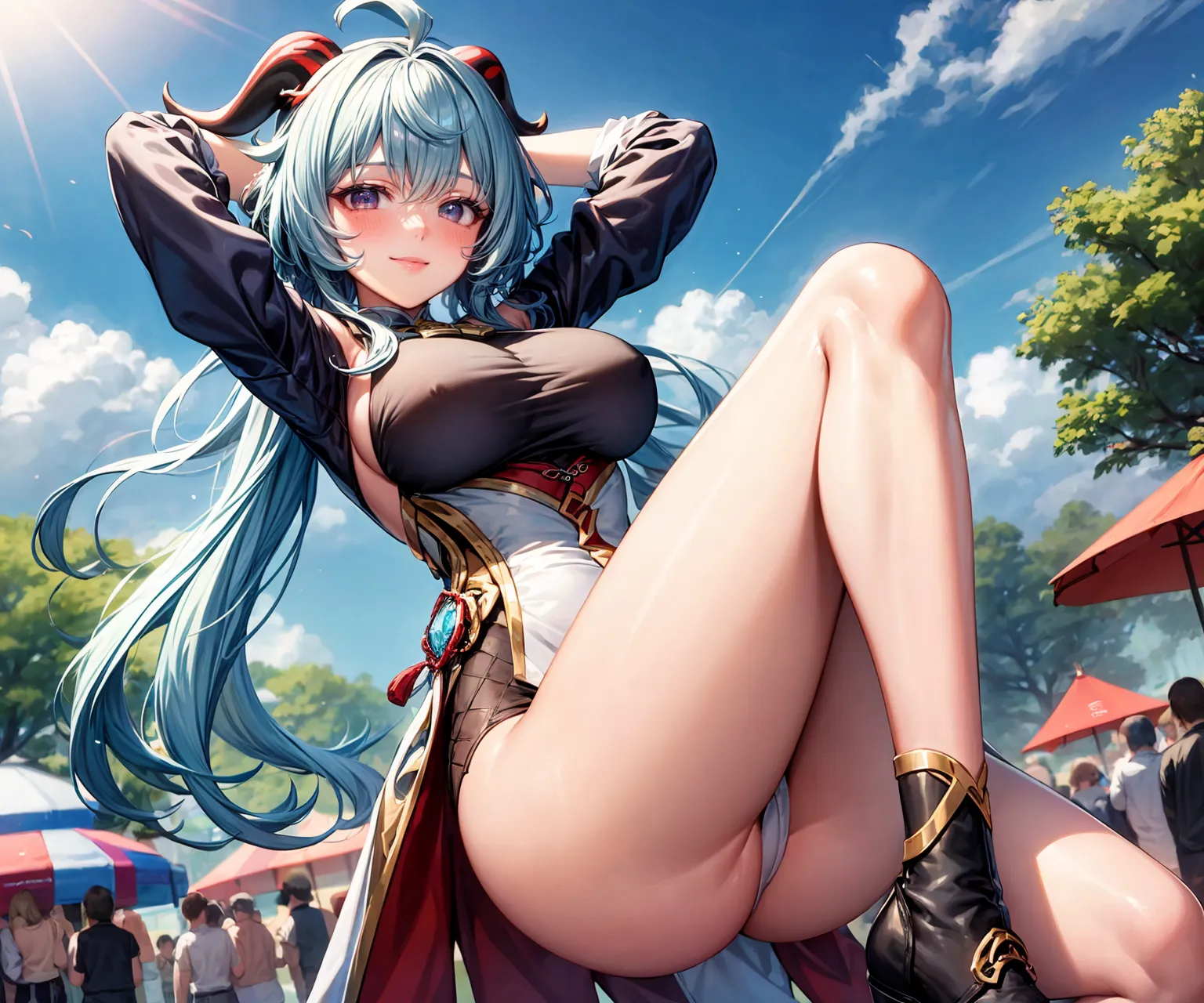 【「巨乳」AIエロ画像（イラスト・アニメ・二次元風）26161枚まとめ！(687ページ目)のエロ画像22枚目