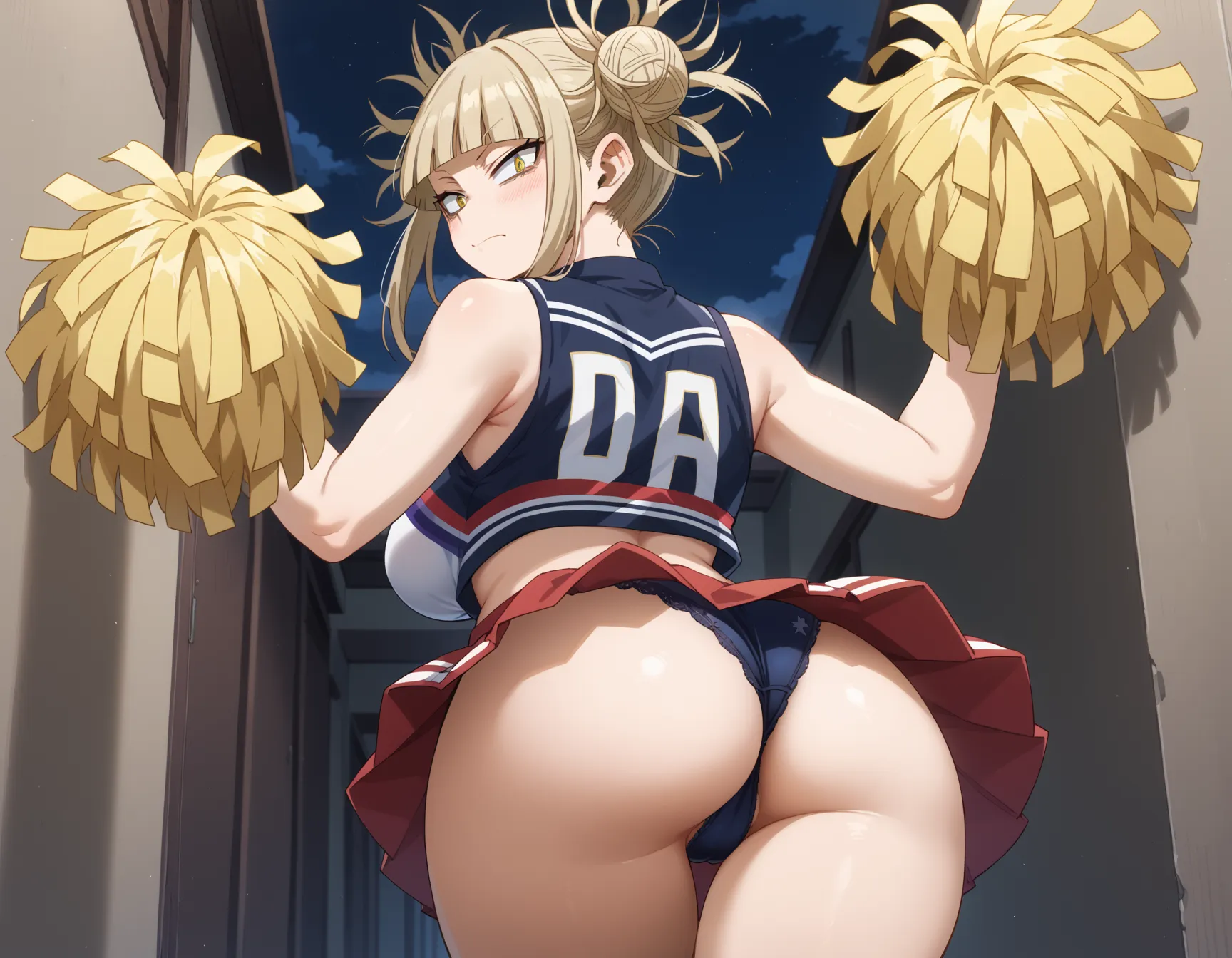 【「チアリーダー」AIエロ画像（イラスト・アニメ・二次元風）321枚まとめ！(9ページ目)のエロ画像4枚目