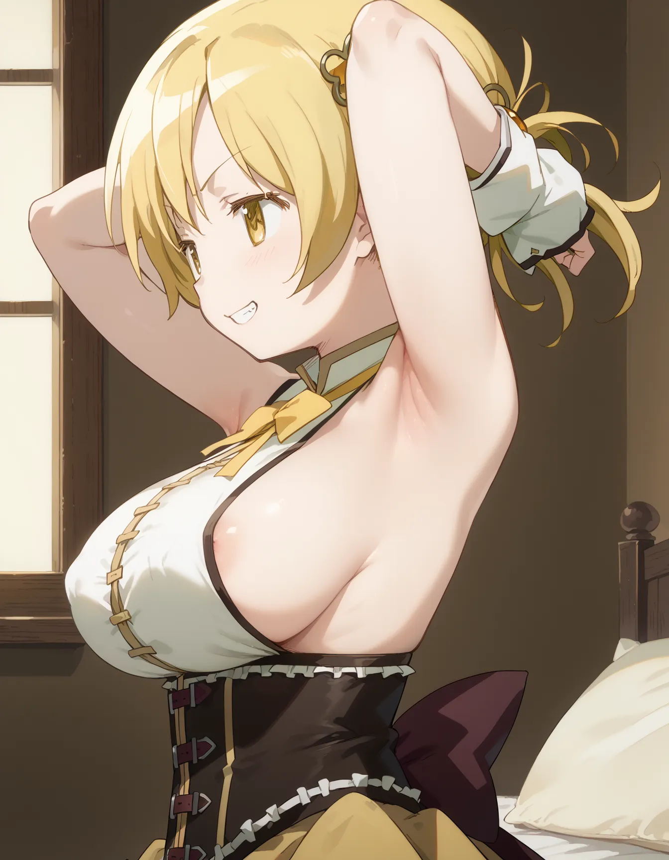 【「腋・脇」AIエロ画像（イラスト・アニメ・二次元風）4705枚まとめ！(124ページ目)のエロ画像24枚目