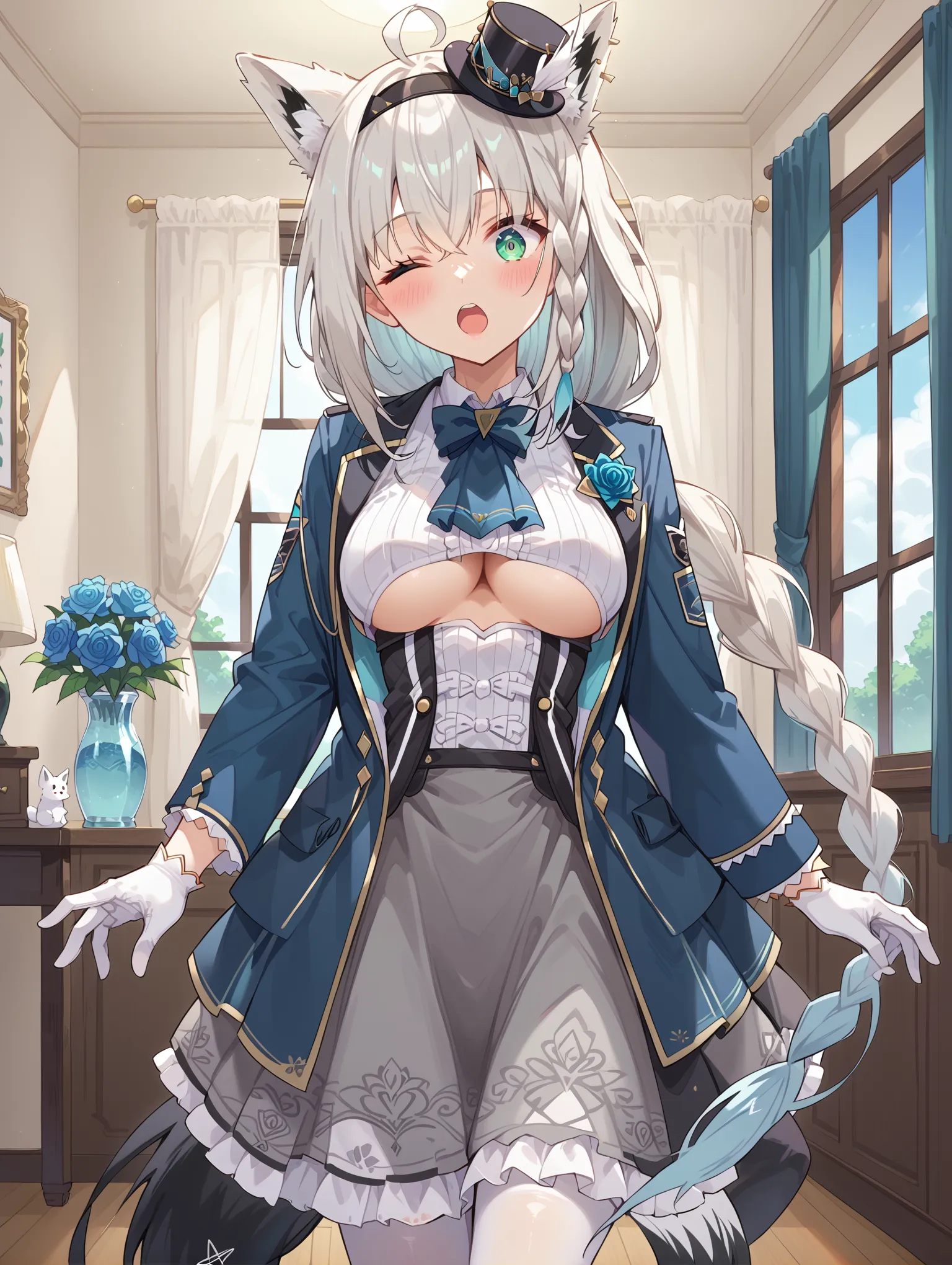 【「ロリ・小柄×パンスト」AIエロ画像（イラスト・アニメ・二次元風）422枚まとめ！(11ページ目)のエロ画像24枚目