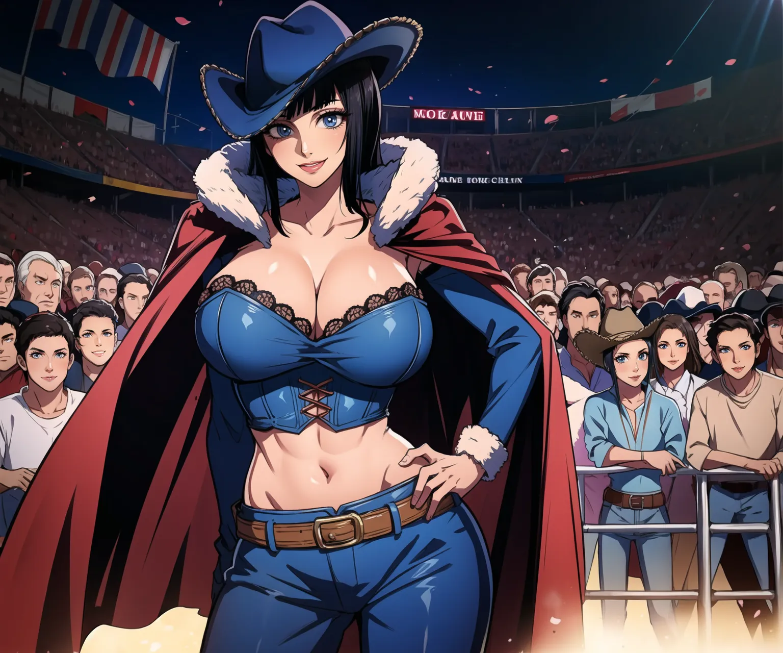 【「爆乳・超乳」AIエロ画像（イラスト・アニメ・二次元風）5621枚まとめ！(147ページ目)のエロ画像9枚目