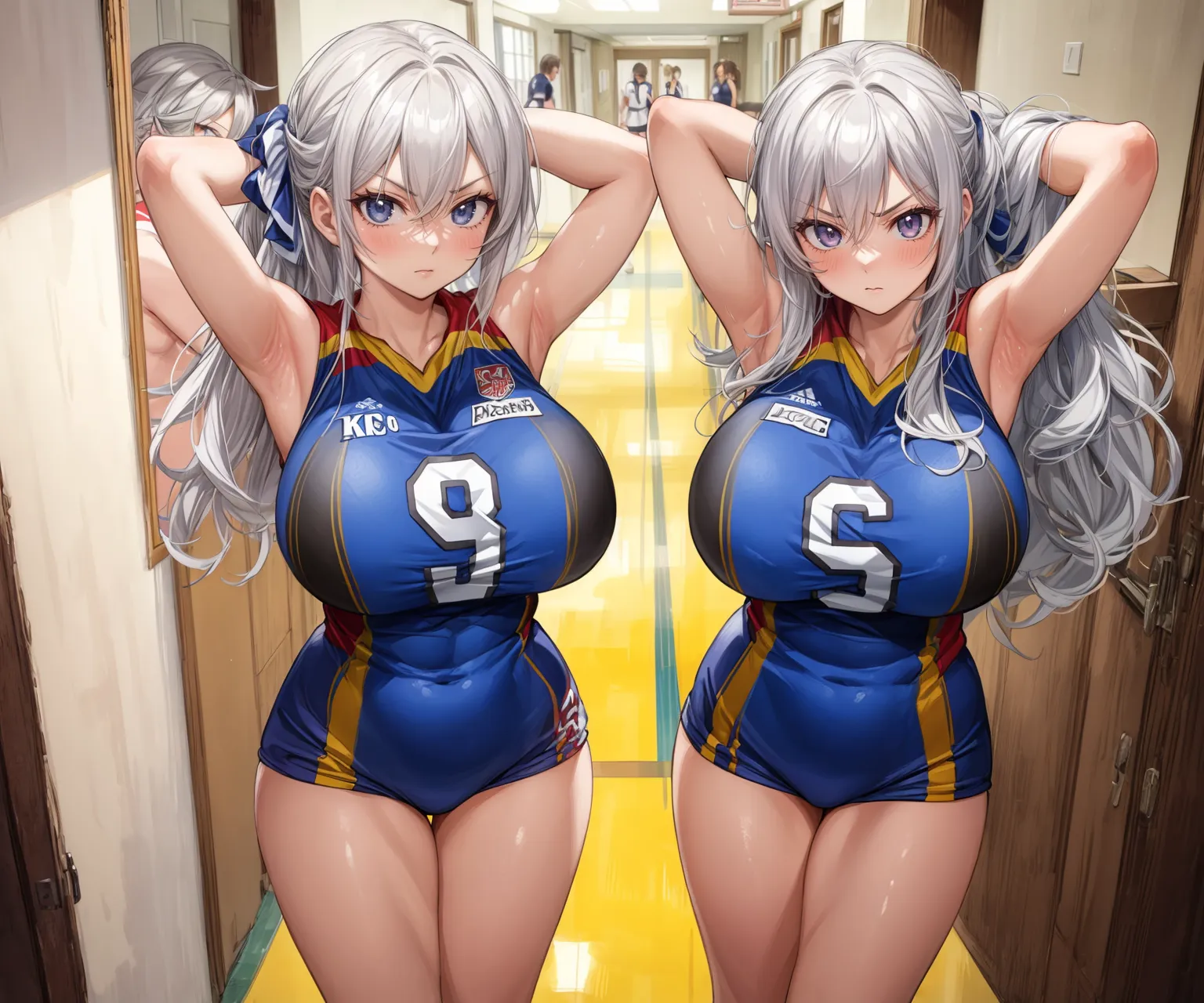 【「爆乳・超乳」AIエロ画像（イラスト・アニメ・二次元風）5621枚まとめ！(146ページ目)のエロ画像25枚目