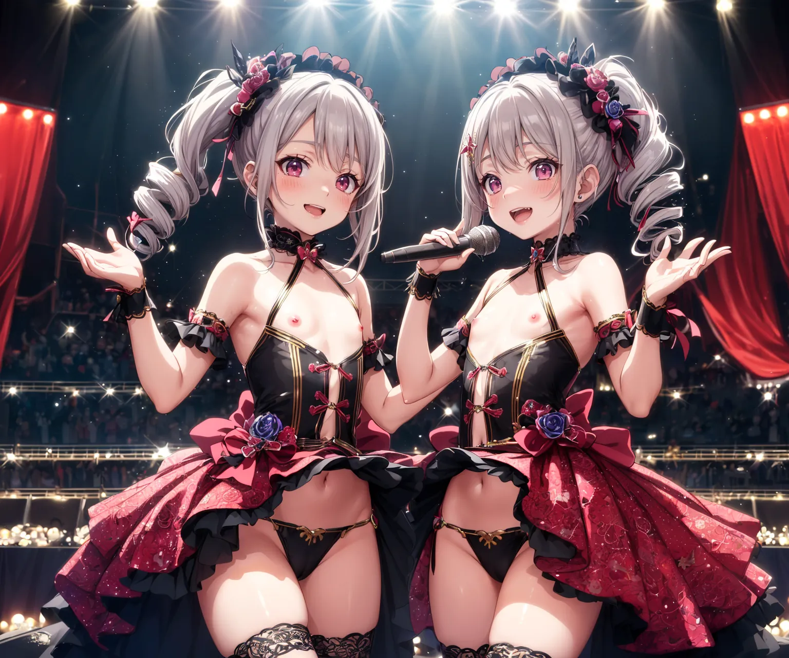 【「アイドル」AIエロ画像（イラスト・アニメ・二次元風）767枚まとめ！(20ページ目)のエロ画像13枚目