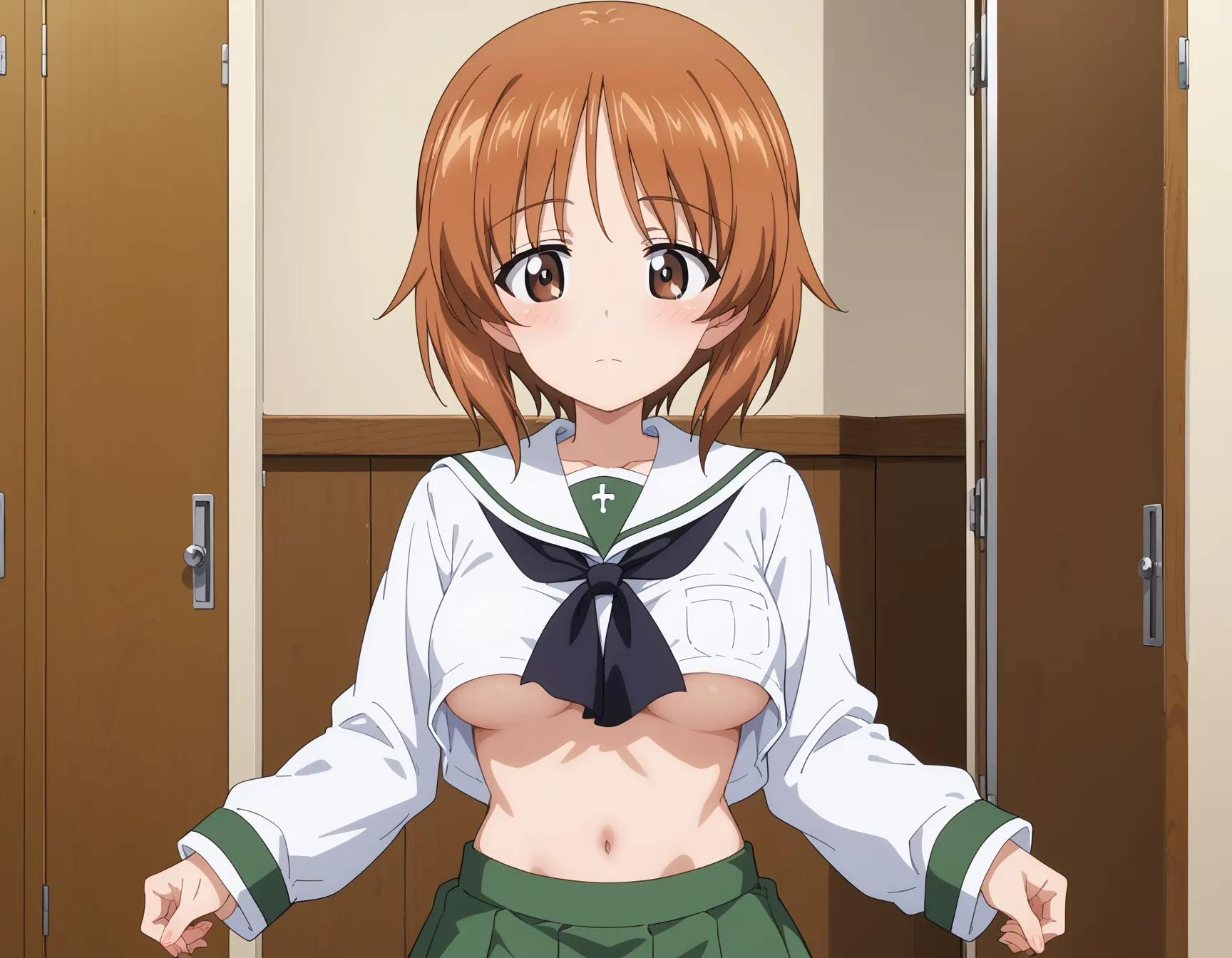 【「学制服」AIエロ画像（イラスト・アニメ・二次元風）4855枚まとめ！(125ページ目)のエロ画像25枚目