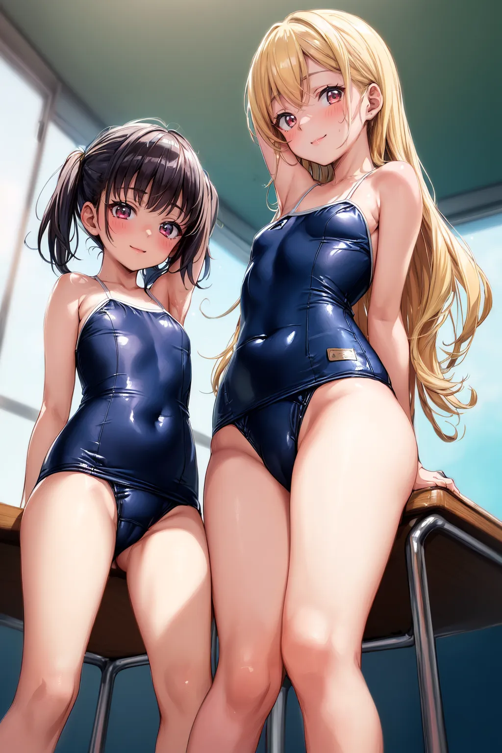 【「ギャル×尻」AIエロ画像（イラスト・アニメ・二次元風）92枚まとめ！(3ページ目)のエロ画像9枚目