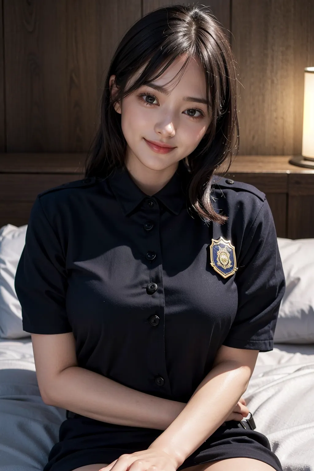 【「女警官」AIエロ画像（リアル・実写・フォト風）810枚まとめ！(22ページ目)のエロ画像7枚目