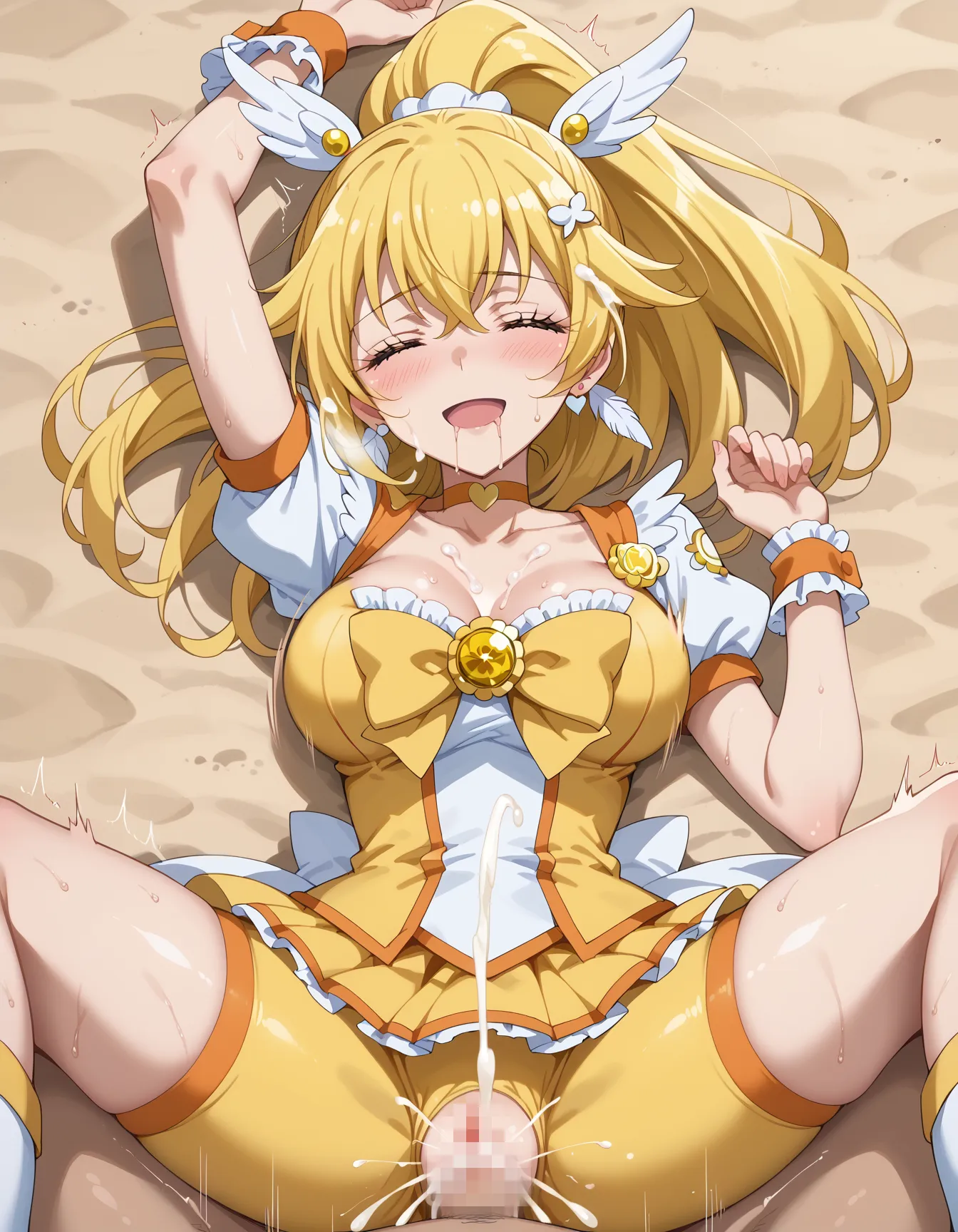 【「巨乳」AIエロ画像（イラスト・アニメ・二次元風）26161枚まとめ！(678ページ目)のエロ画像14枚目