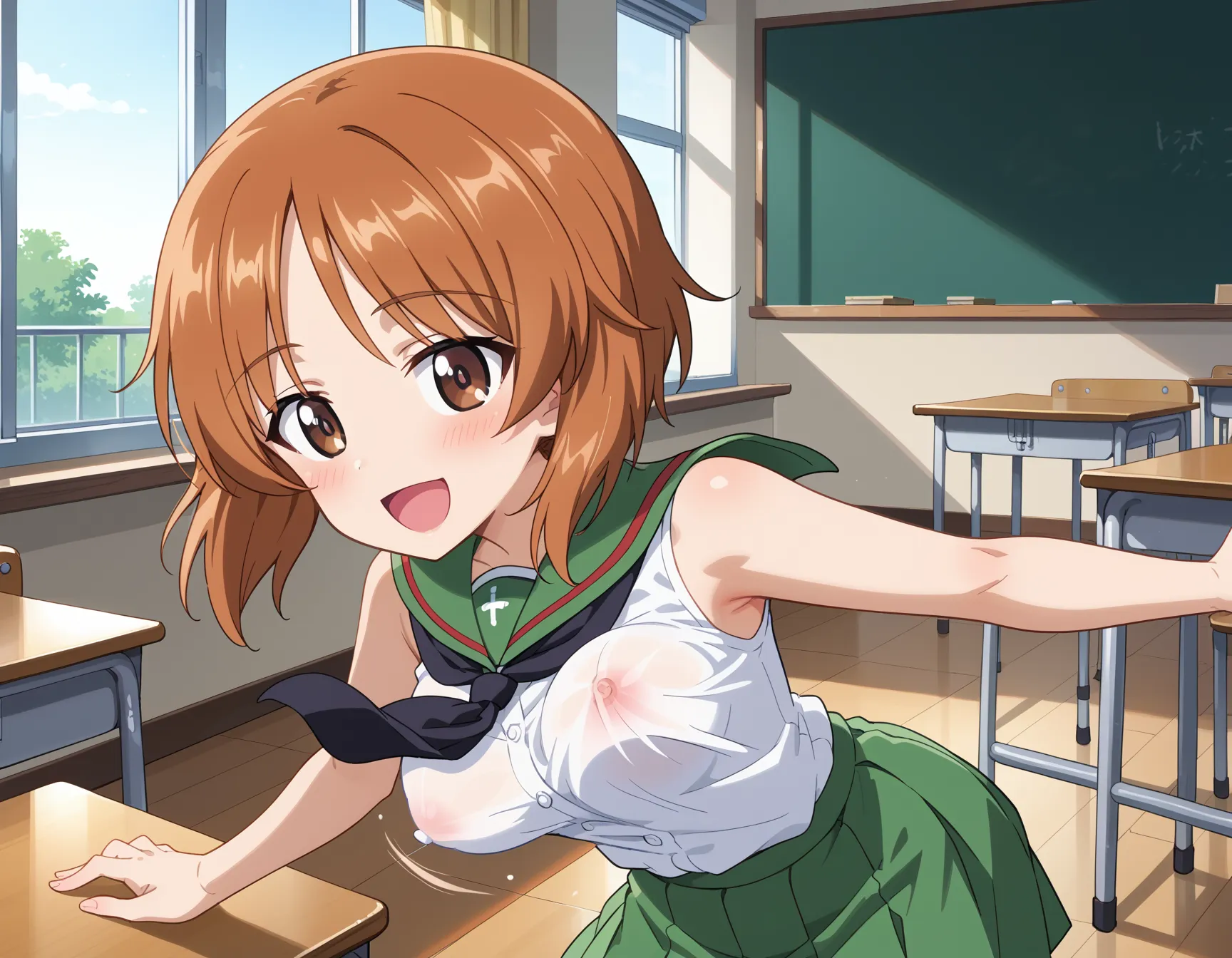 【「学制服」AIエロ画像（イラスト・アニメ・二次元風）4855枚まとめ！(125ページ目)のエロ画像4枚目