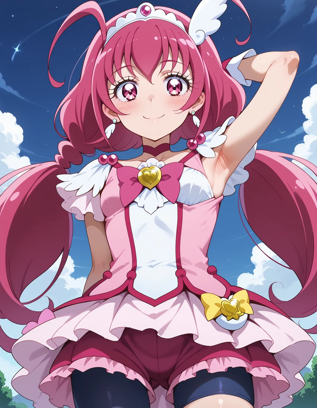 【「腋・脇」AIエロ画像（イラスト・アニメ・二次元風）4705枚まとめ！(122ページ目)のエロ画像25枚目