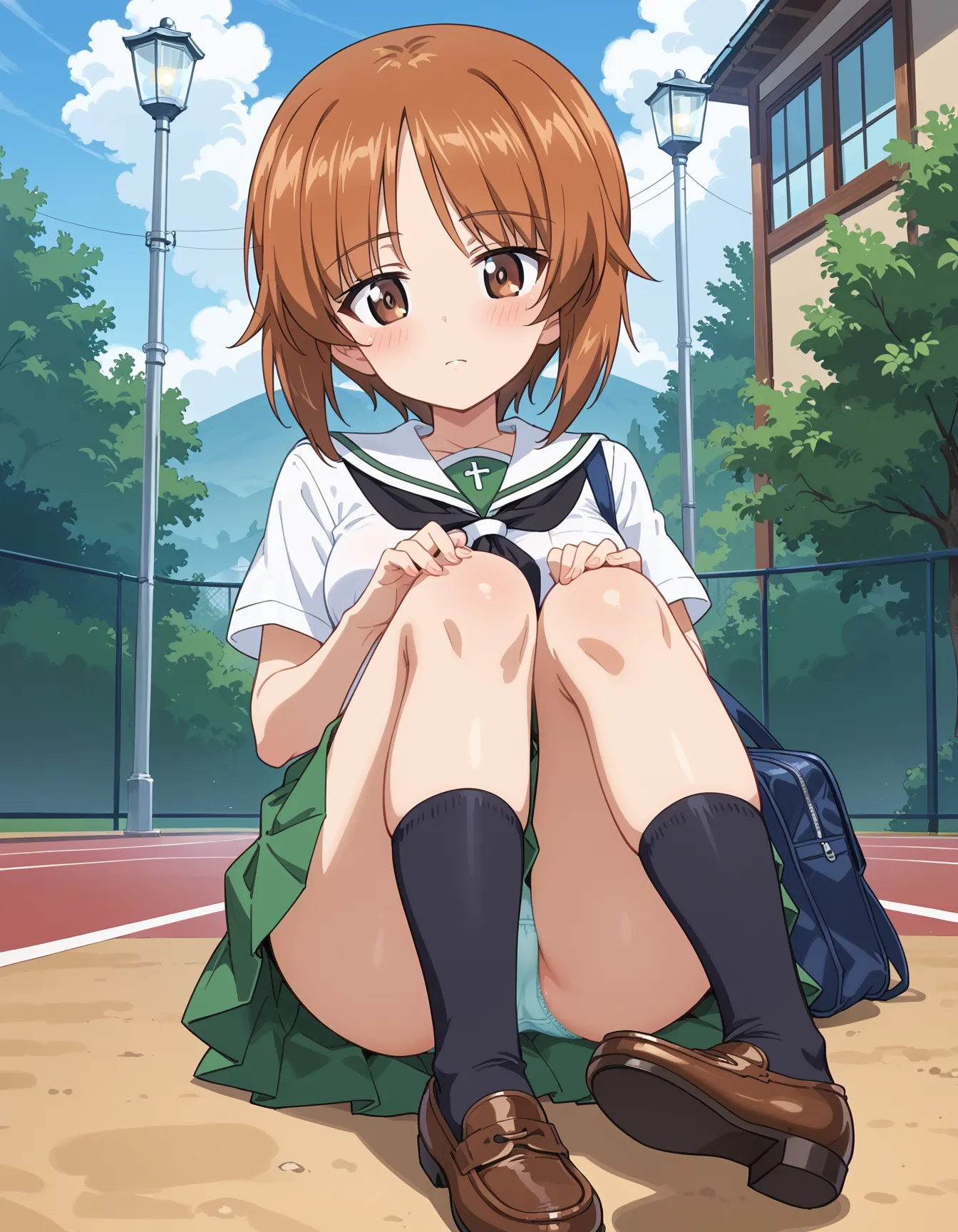 【「学制服」AIエロ画像（イラスト・アニメ・二次元風）4855枚まとめ！(124ページ目)のエロ画像20枚目