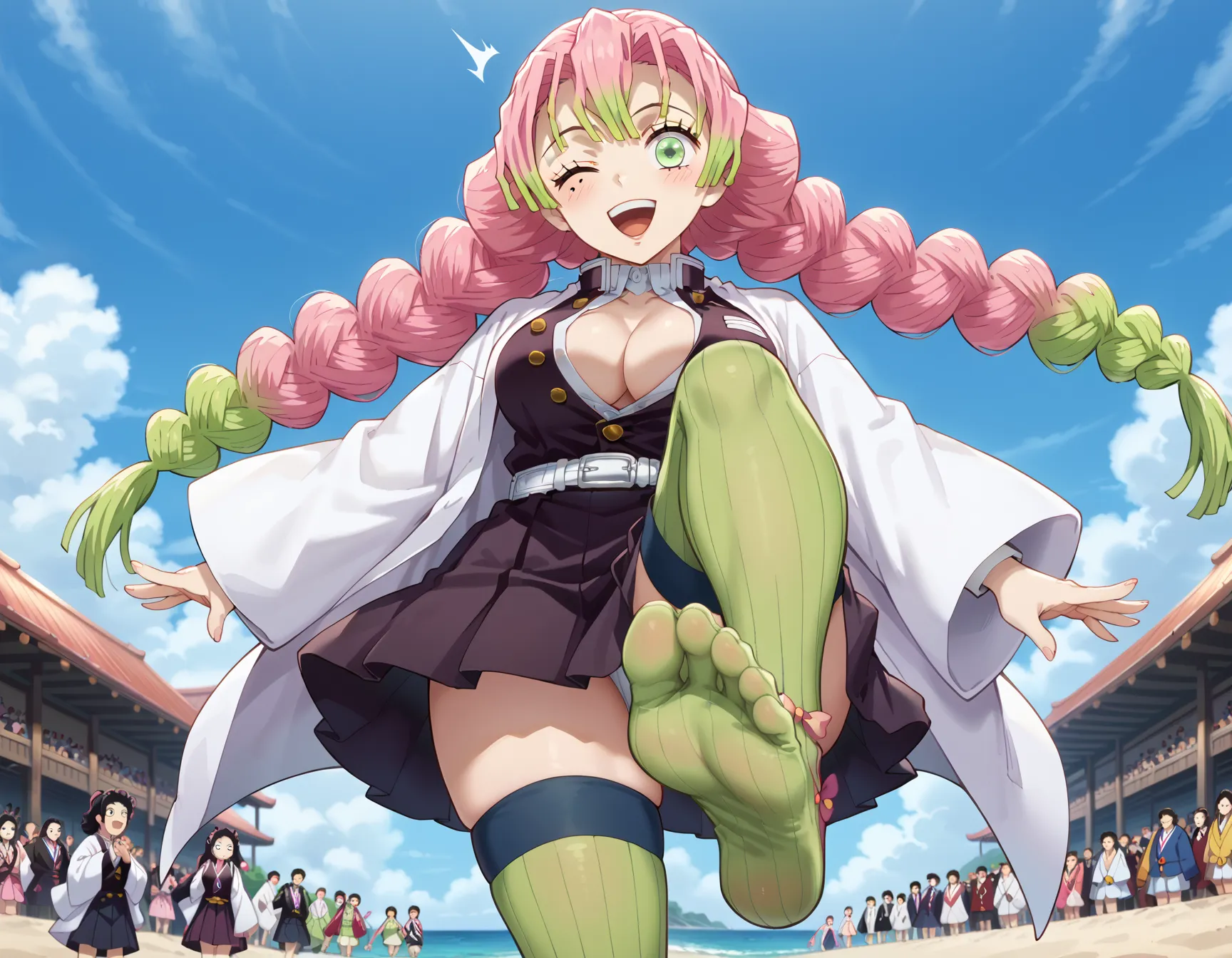 【「下着（ブラジャー・パンティ）」AIエロ画像（イラスト・アニメ・二次元風）15996枚まとめ！(409ページ目)のエロ画像3枚目