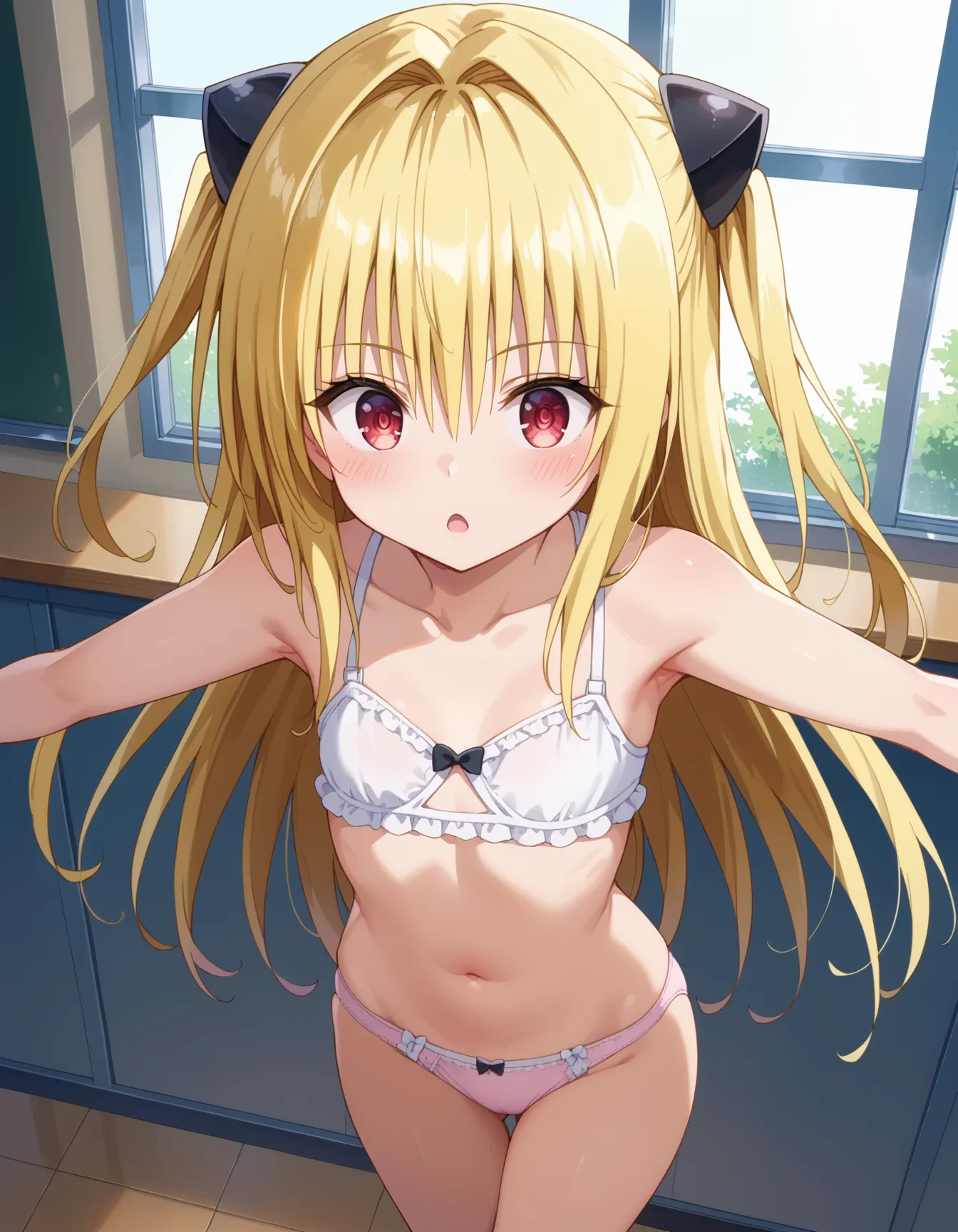 【「下着（ブラジャー・パンティ）」AIエロ画像（イラスト・アニメ・二次元風）15996枚まとめ！(409ページ目)のエロ画像1枚目