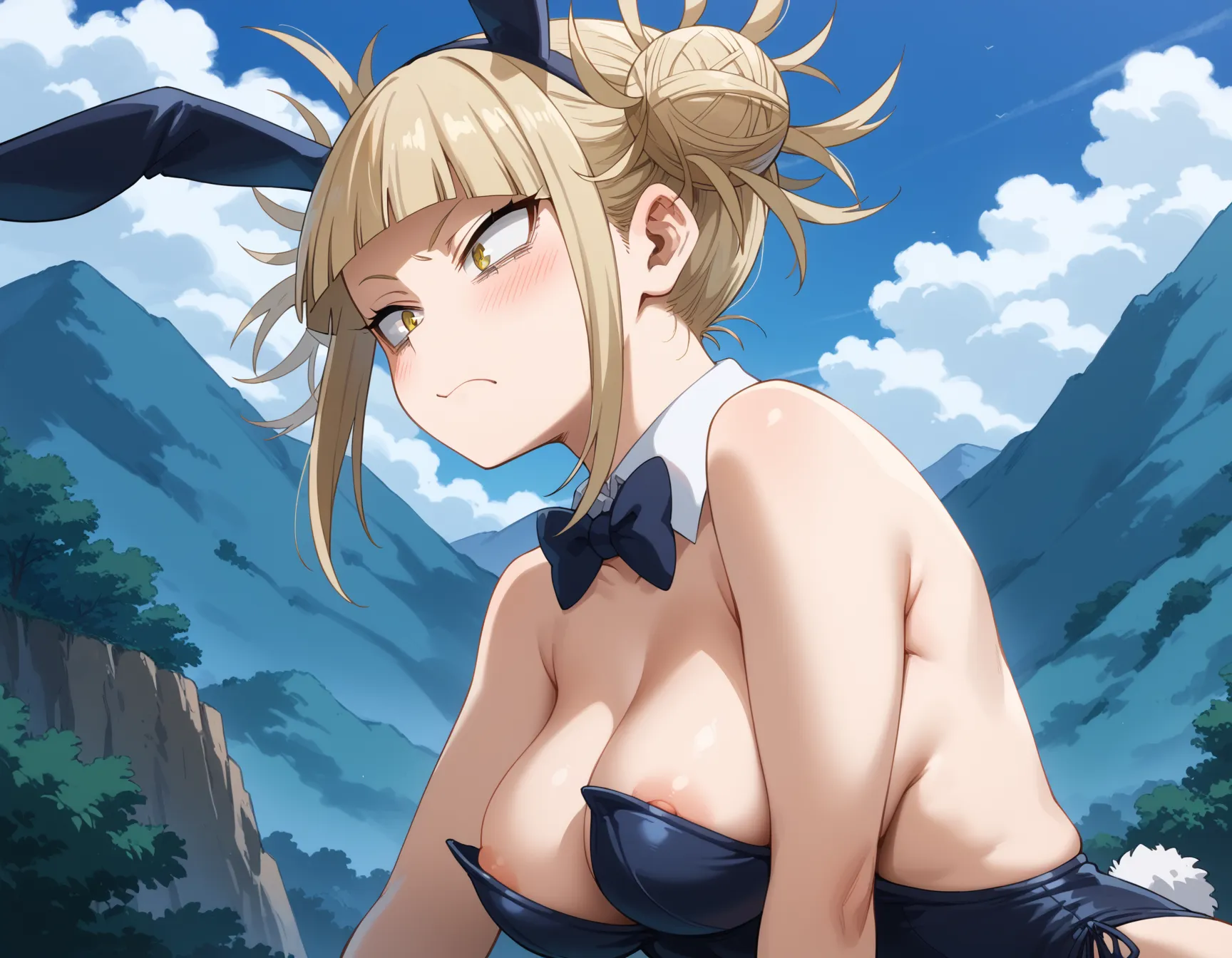 【「巨乳×バニーガール」AIエロ画像（イラスト・アニメ・二次元風）298枚まとめ！(8ページ目)のエロ画像9枚目