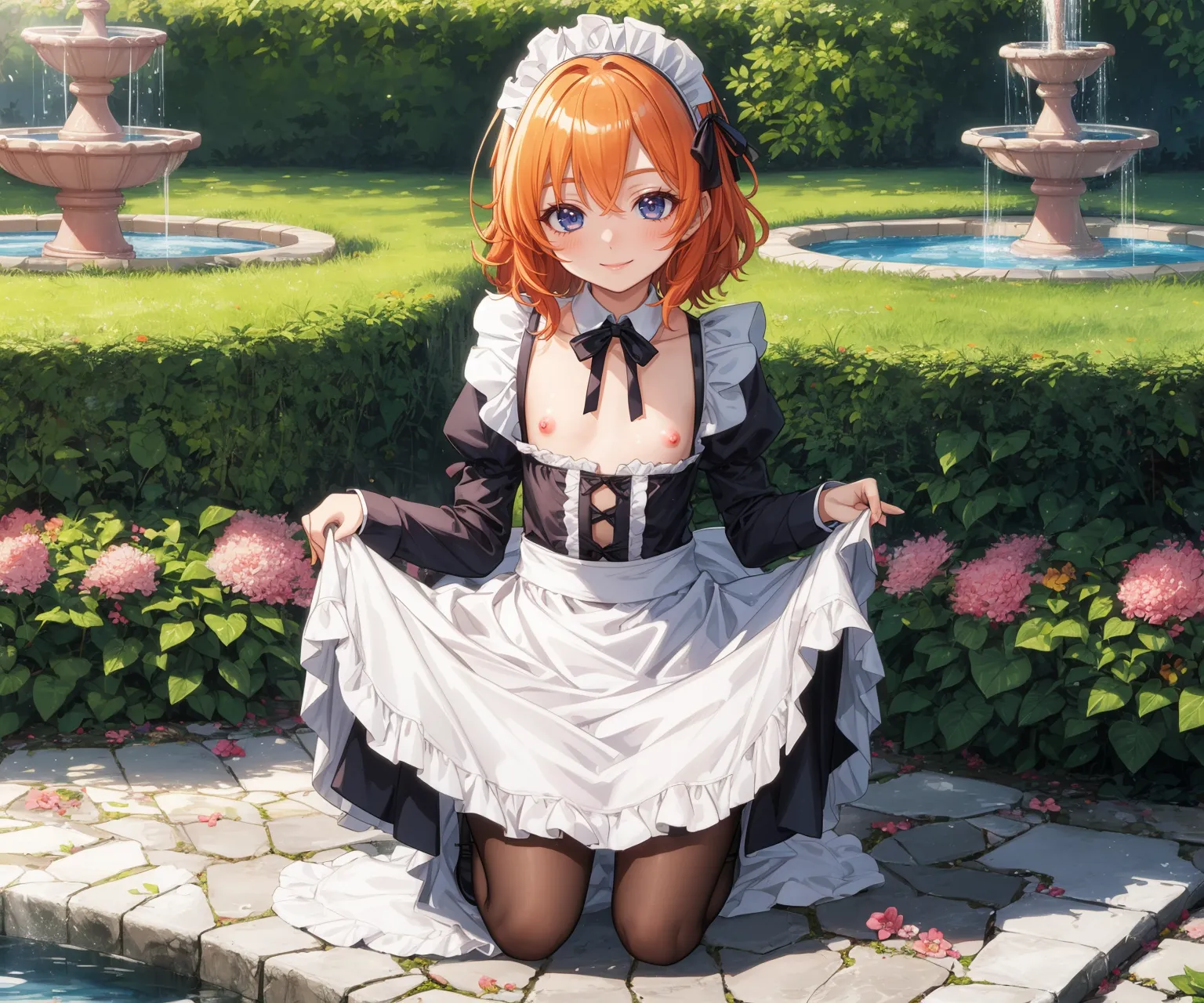 【「貧乳」AIエロ画像（イラスト・アニメ・二次元風）8390枚まとめ！(215ページ目)のエロ画像17枚目