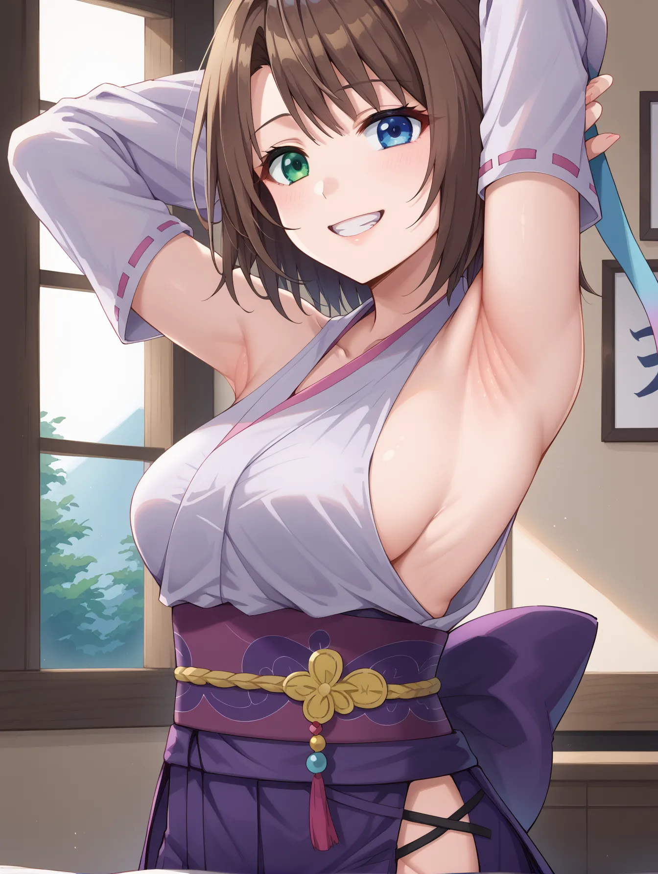 【「腋・脇」AIエロ画像（イラスト・アニメ・二次元風）4705枚まとめ！(121ページ目)のエロ画像30枚目