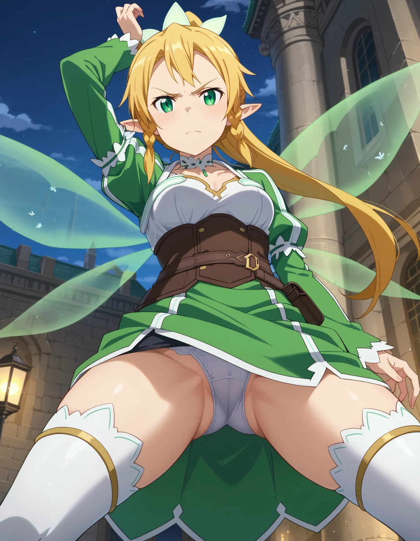 【「下着（ブラジャー・パンティ）」AIエロ画像（イラスト・アニメ・二次元風）15996枚まとめ！(406ページ目)のエロ画像14枚目