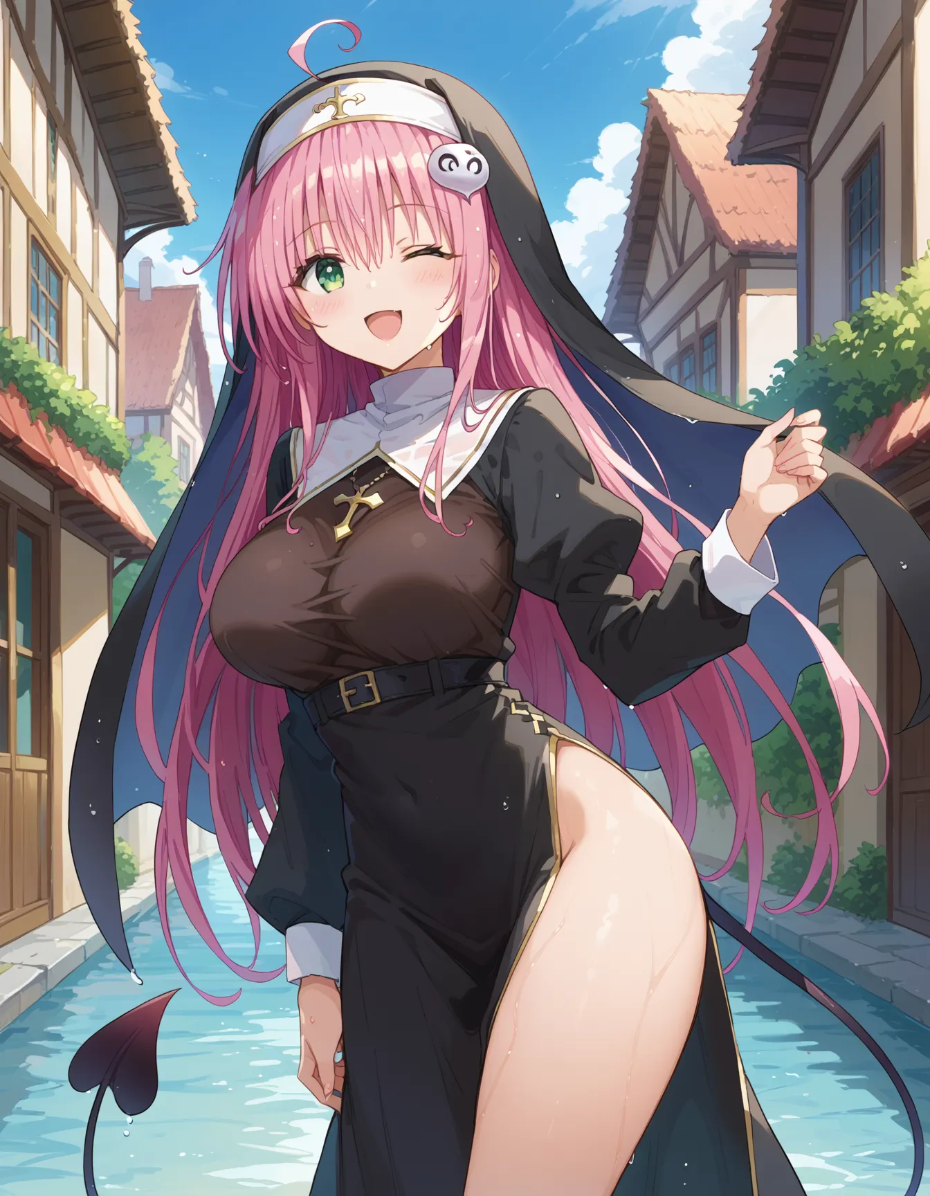 【「巨乳」AIエロ画像（イラスト・アニメ・二次元風）26161枚まとめ！(668ページ目)のエロ画像22枚目