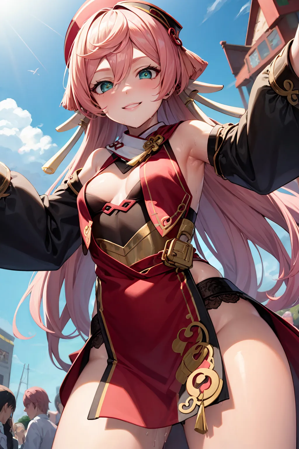 【「貧乳」AIエロ画像（イラスト・アニメ・二次元風）8390枚まとめ！(214ページ目)のエロ画像19枚目