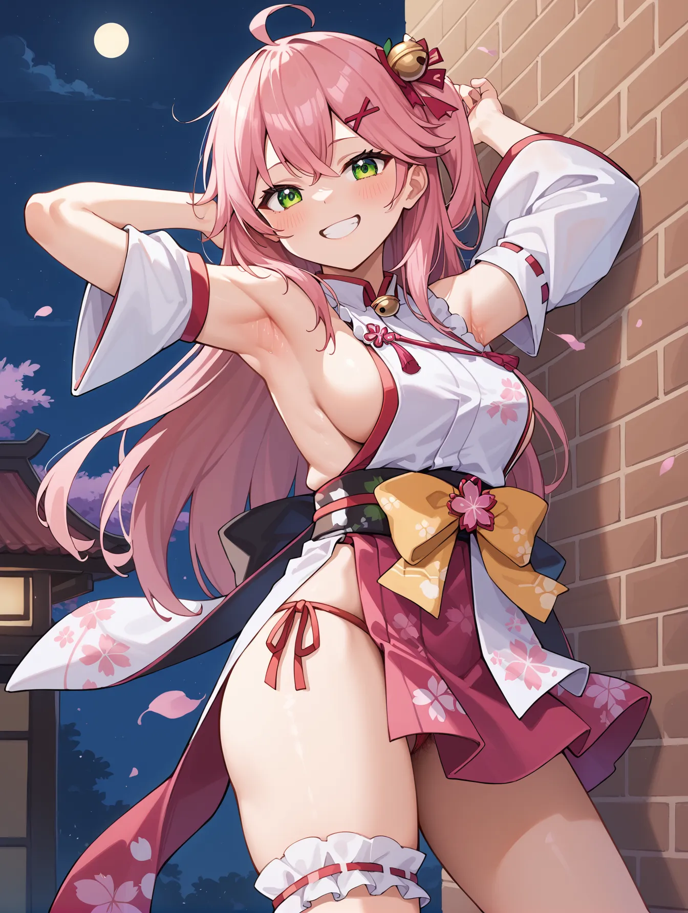 【「腋・脇」AIエロ画像（イラスト・アニメ・二次元風）4705枚まとめ！(121ページ目)のエロ画像7枚目