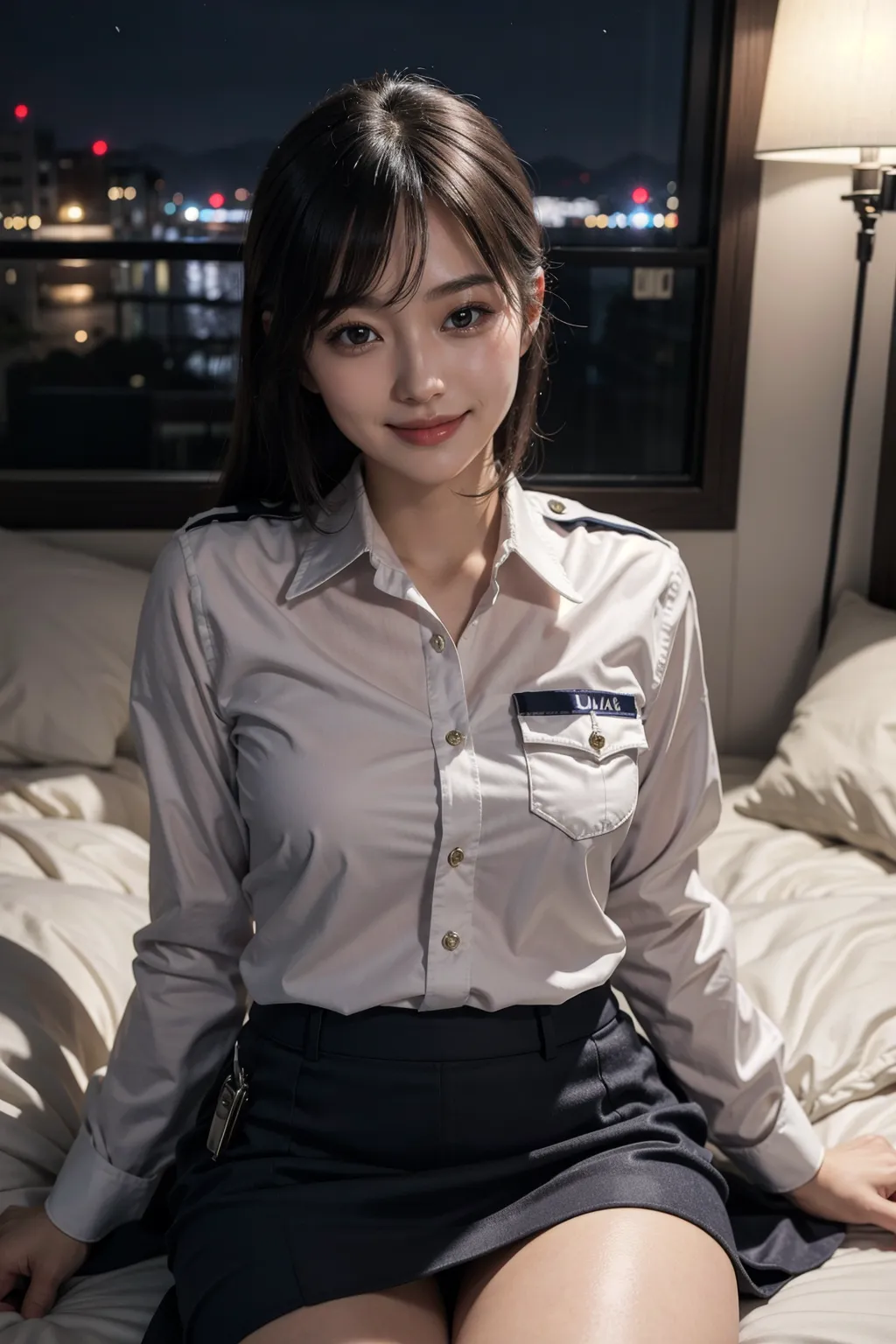 【「女警官」AIエロ画像（リアル・実写・フォト風）810枚まとめ！(21ページ目)のエロ画像17枚目