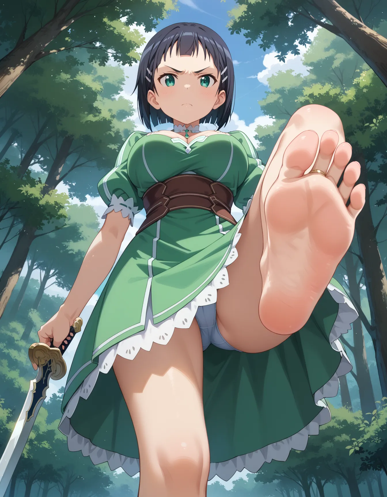 【「巨乳」AIエロ画像（イラスト・アニメ・二次元風）26161枚まとめ！(665ページ目)のエロ画像12枚目