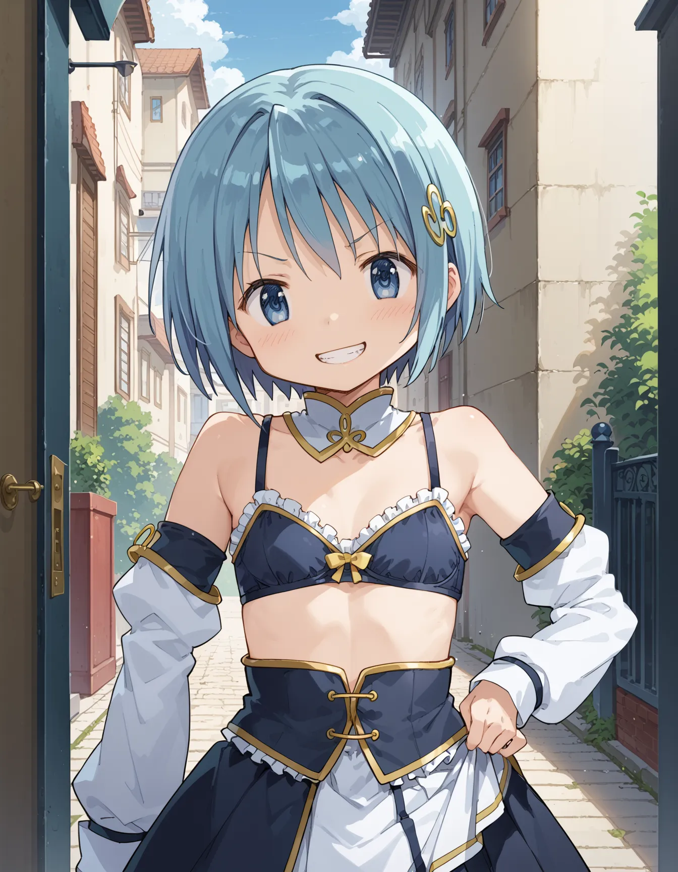 【「貧乳」AIエロ画像（イラスト・アニメ・二次元風）8390枚まとめ！(213ページ目)のエロ画像15枚目