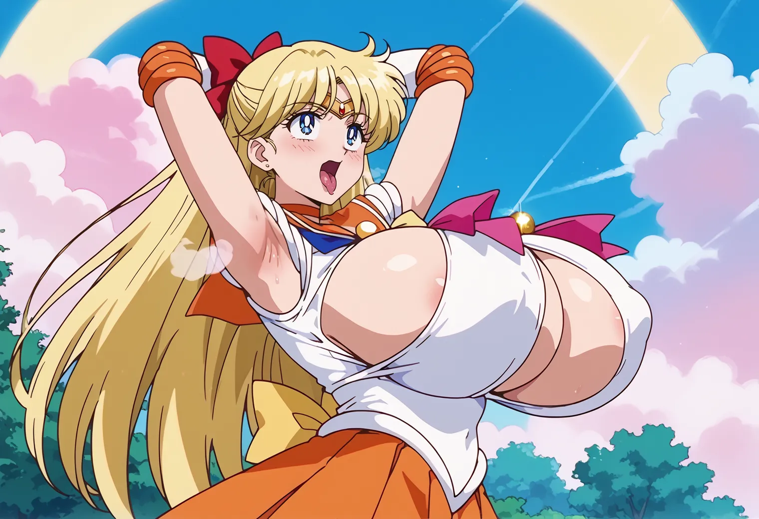 【「爆乳・超乳」AIエロ画像（イラスト・アニメ・二次元風）5621枚まとめ！(142ページ目)のエロ画像2枚目