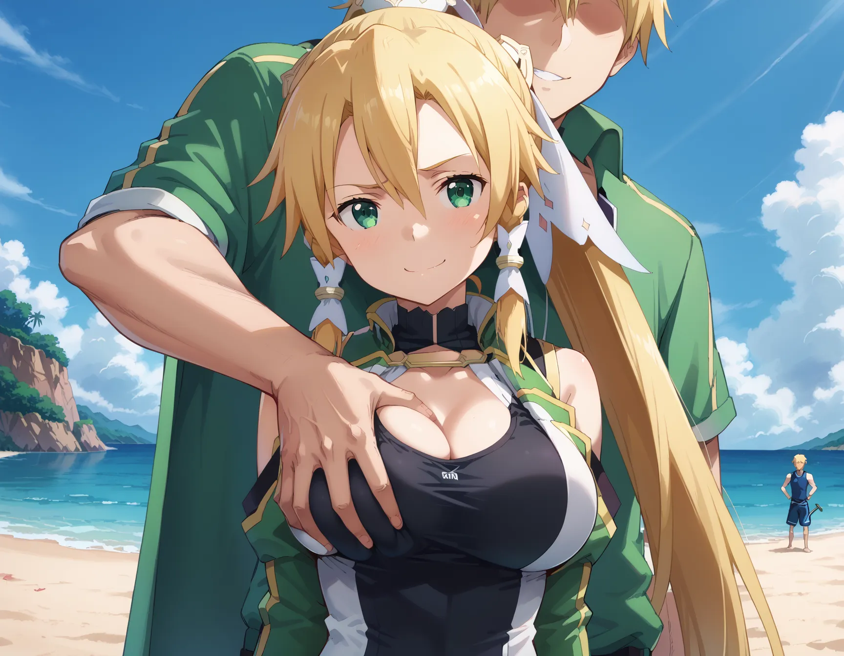 【「巨乳」AIエロ画像（イラスト・アニメ・二次元風）26161枚まとめ！(664ページ目)のエロ画像6枚目