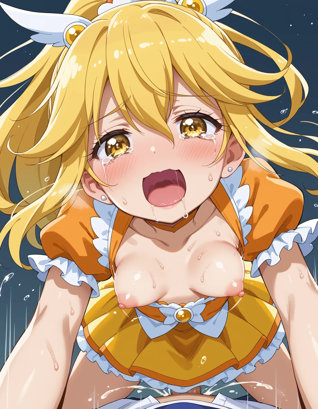 【「貧乳」AIエロ画像（イラスト・アニメ・二次元風）8390枚まとめ！(213ページ目)のエロ画像7枚目