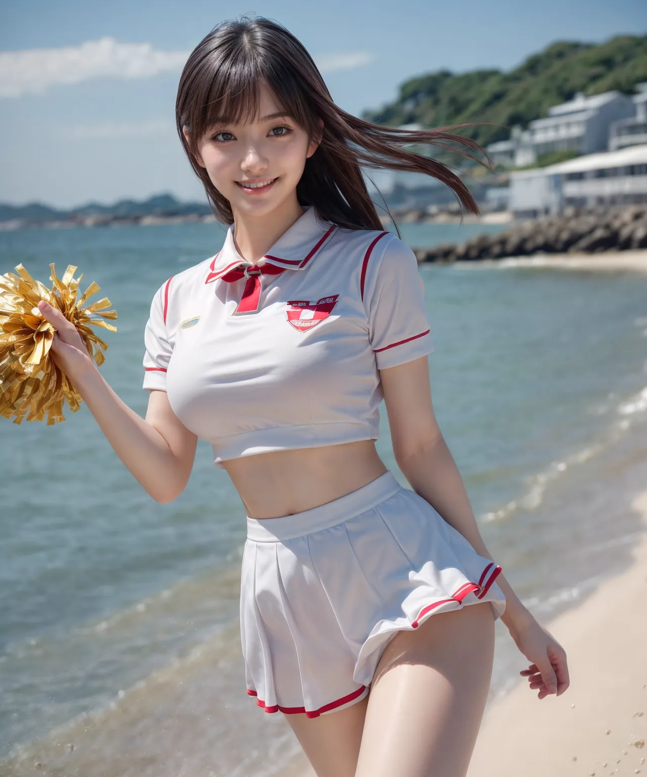 【「チアリーダー」AIエロ画像（リアル・実写・フォト風）1326枚まとめ！(34ページ目)のエロ画像17枚目
