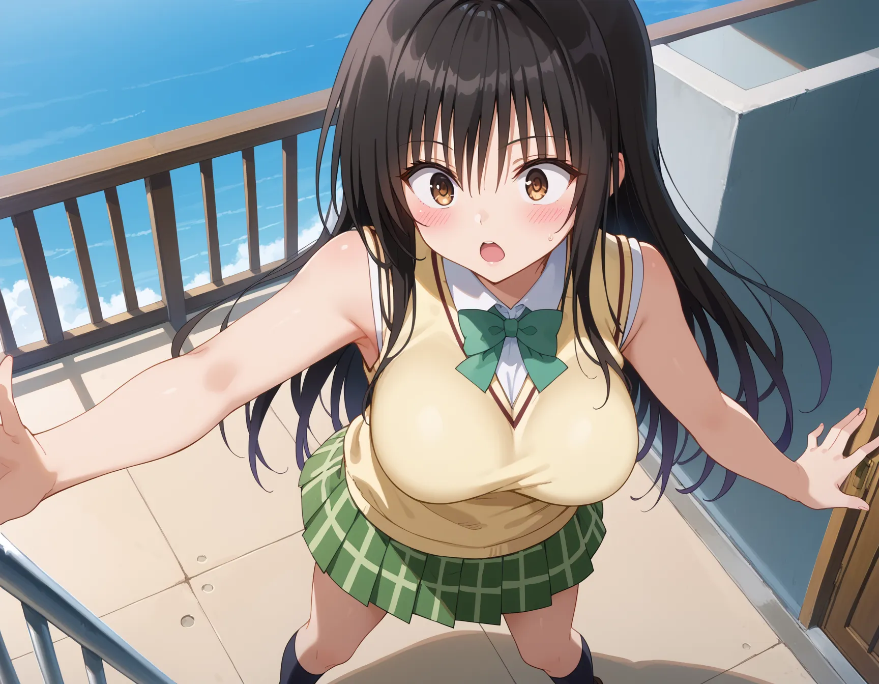 【「学制服」AIエロ画像（イラスト・アニメ・二次元風）4855枚まとめ！(122ページ目)のエロ画像29枚目
