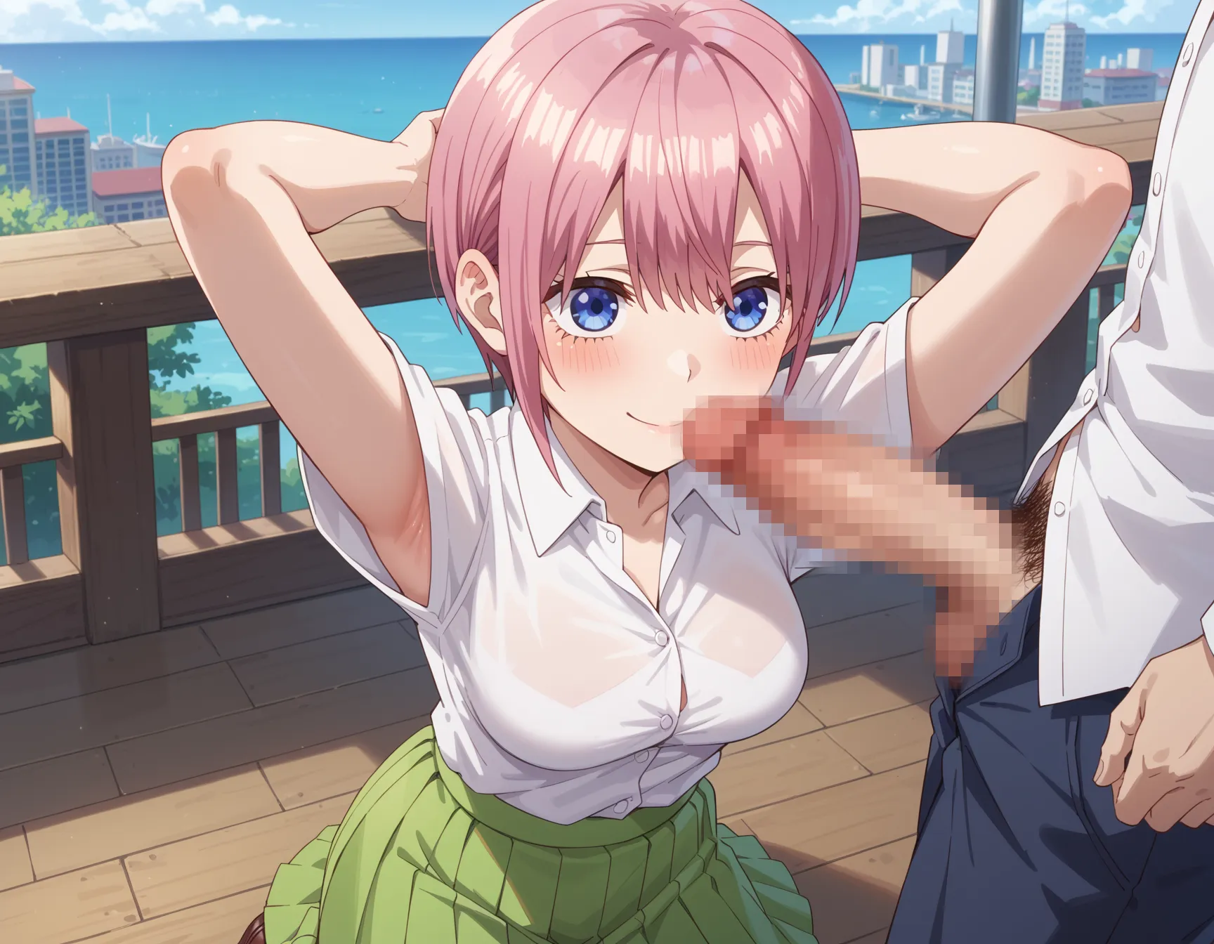 【「腋・脇」AIエロ画像（イラスト・アニメ・二次元風）4705枚まとめ！(120ページ目)のエロ画像1枚目
