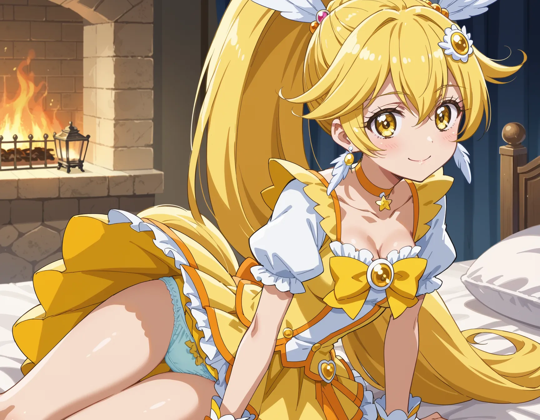 【「下着（ブラジャー・パンティ）」AIエロ画像（イラスト・アニメ・二次元風）15996枚まとめ！(401ページ目)のエロ画像22枚目